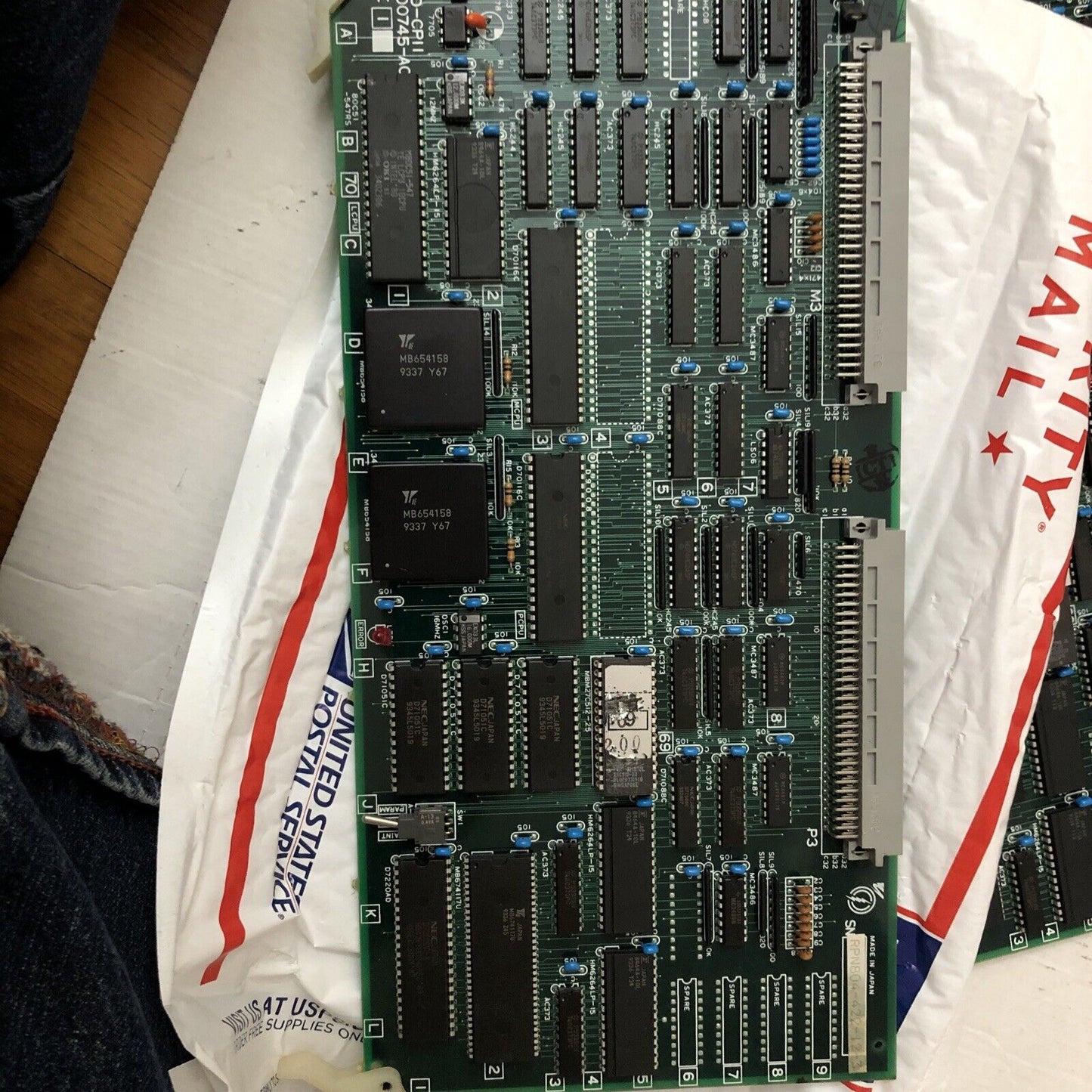 Yaskawa Electric Jancd-Cpii,Motoman Robot Memory,Df8203078-D0 Rev D,Ev,Cp11,Cz