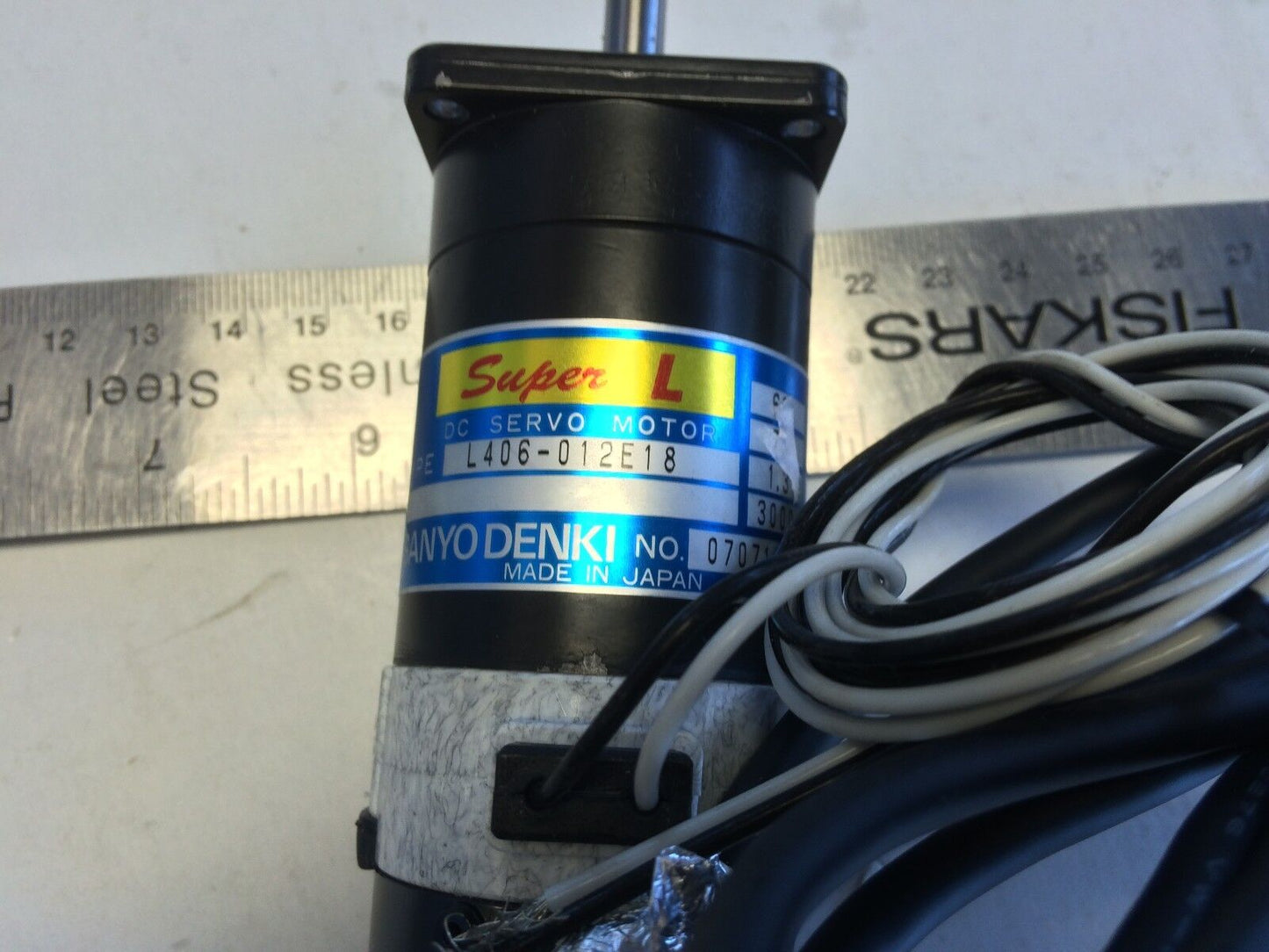 New Sanyo Denki L406-012E18 Super-L Dc Servo Motor, 60W,75 Vdc,Bq