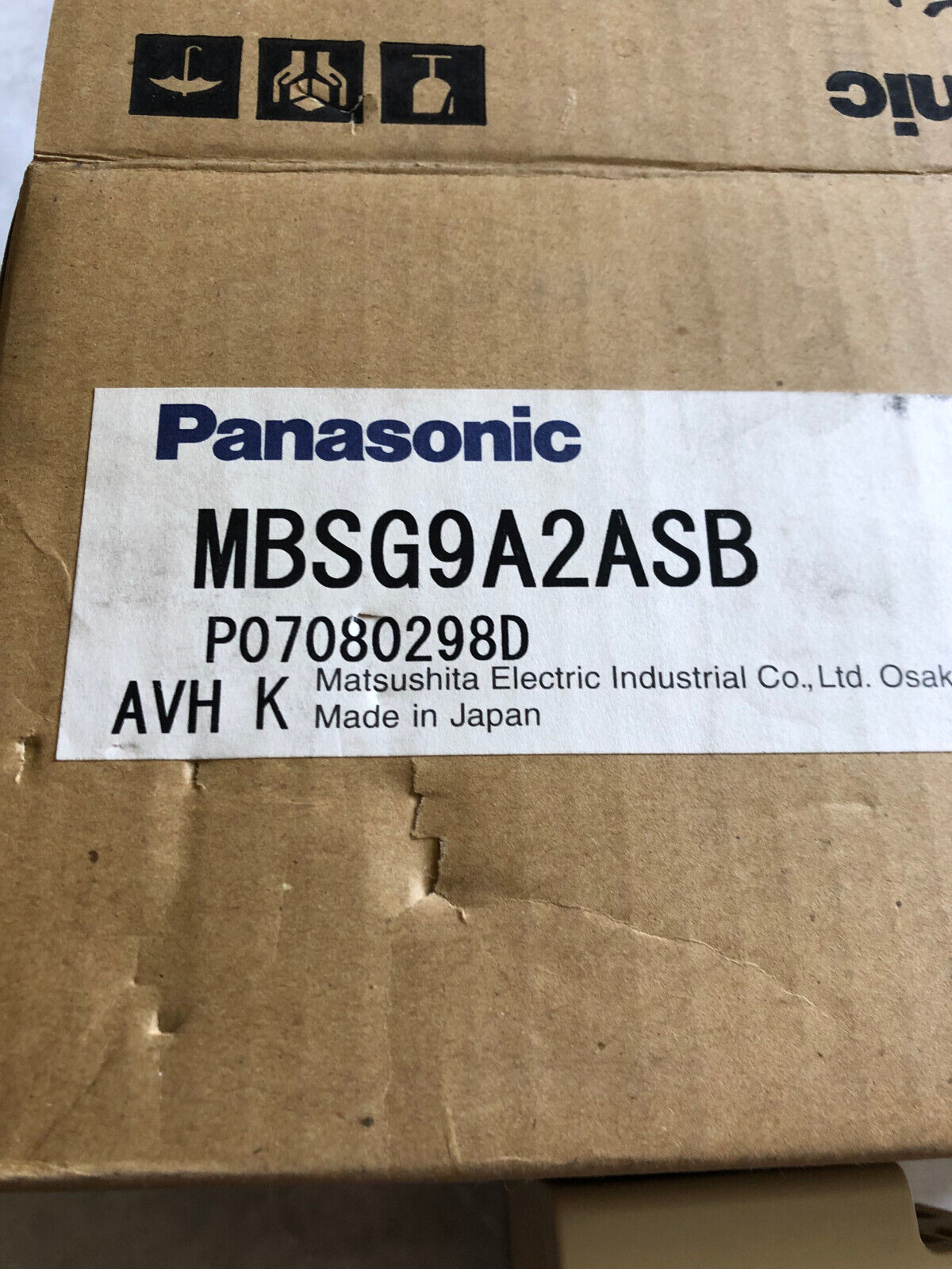 New Matsushita Electric Mbsg9a2asb,Panasonic Mbsg9a2asb Servo Drive,Cw