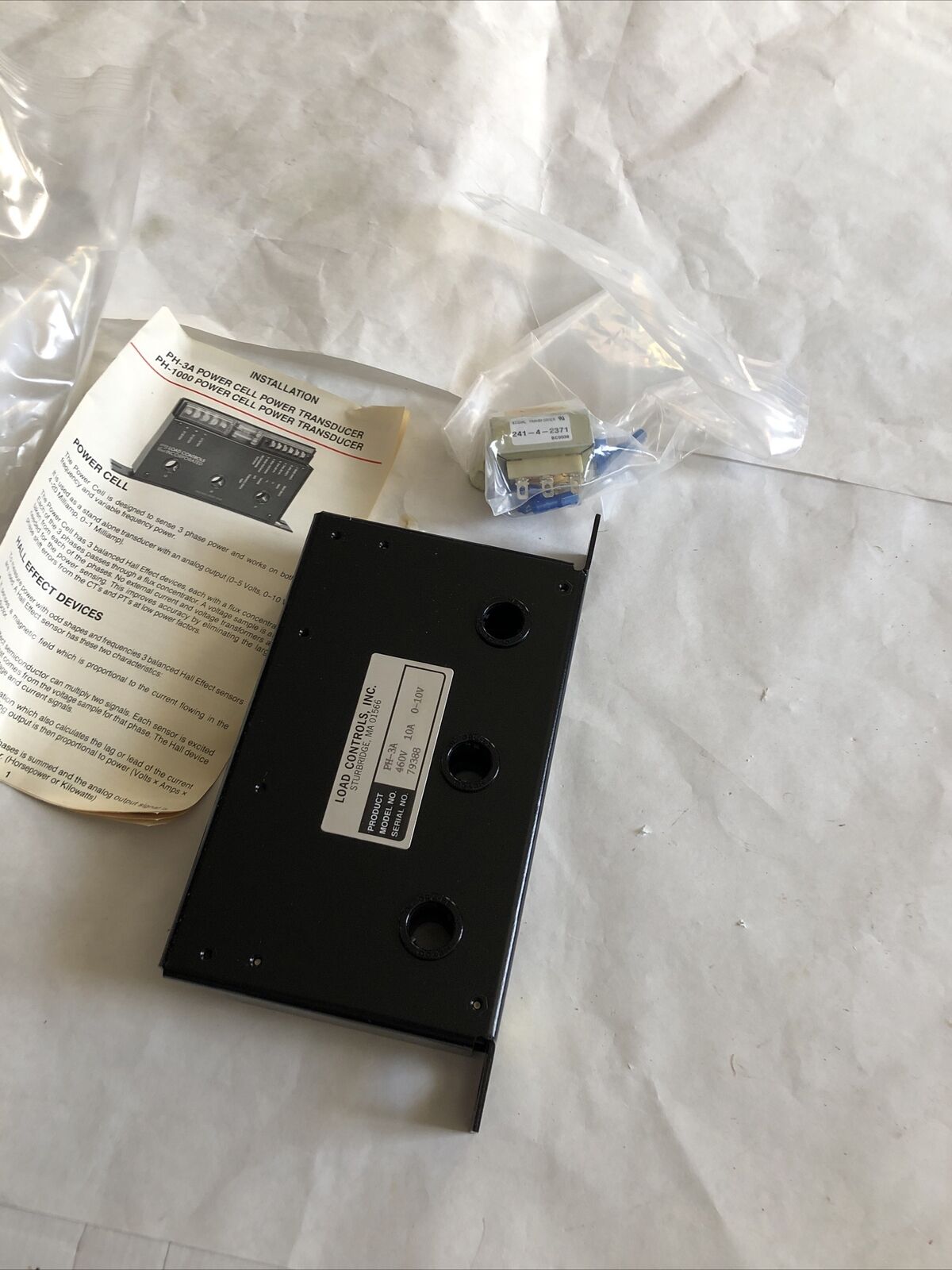 New Load Controls Inc. 460V 10A 0-10V Ph-3A Power Cell With 241-4-2371,Dg