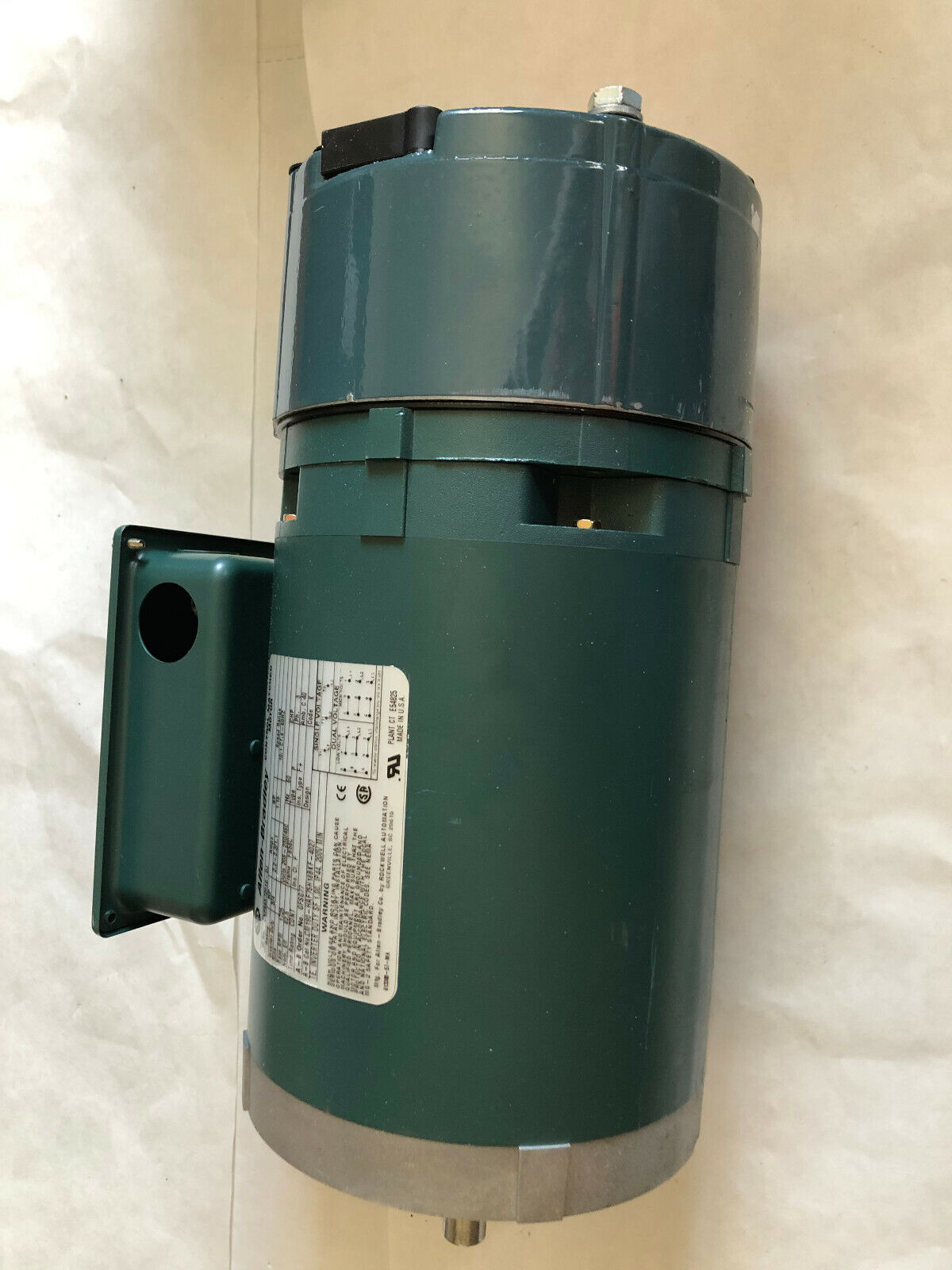 New Allen-Bradley Enp56x7201g-Dj,1725 Rpm,3/4Hp Inverter Duty Motor Unit,Fe