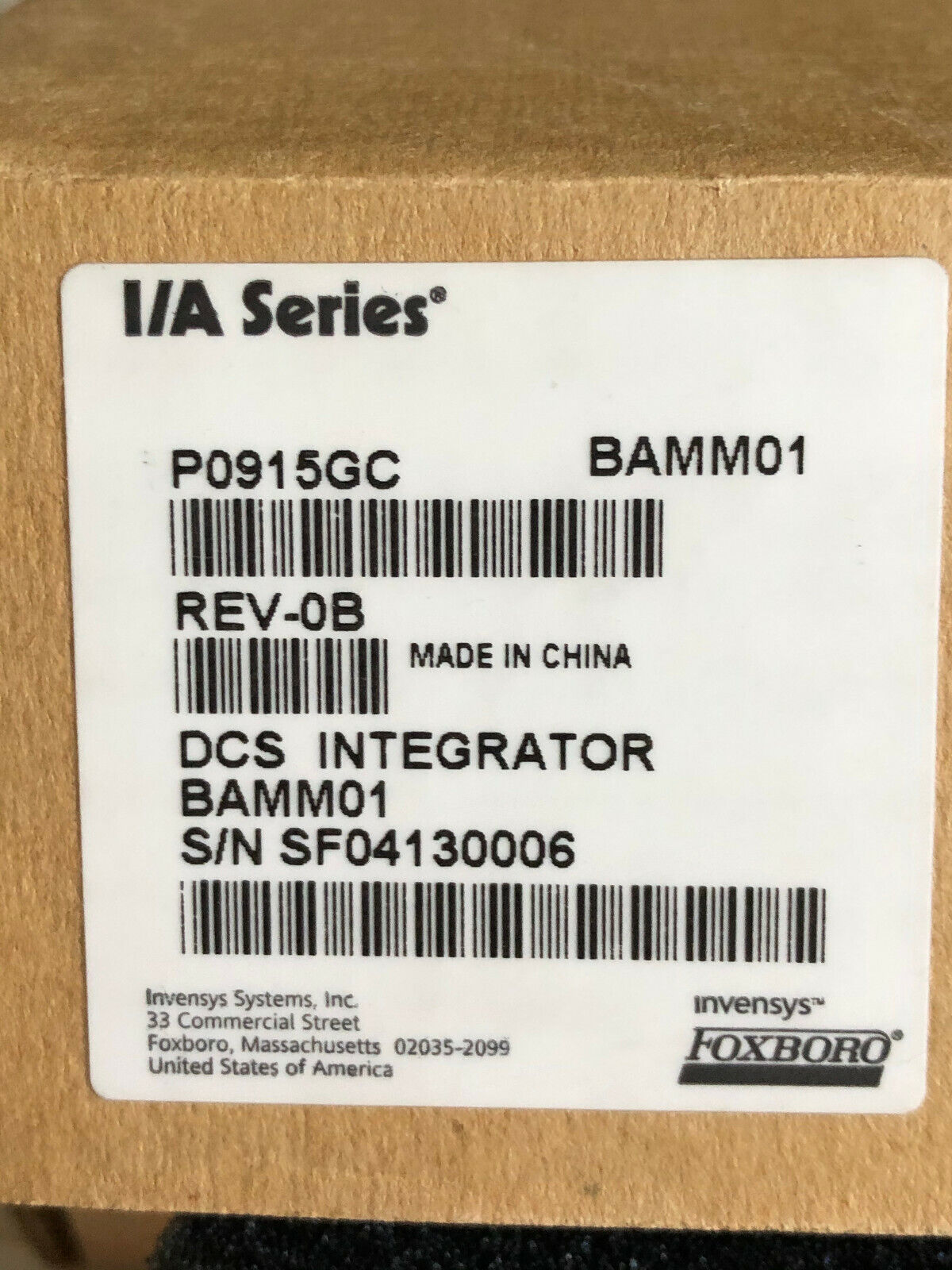 New Bailey Infi 90,Imamm-03 Controls Master Analog 660-Misc-3311,6637202D1,Fb