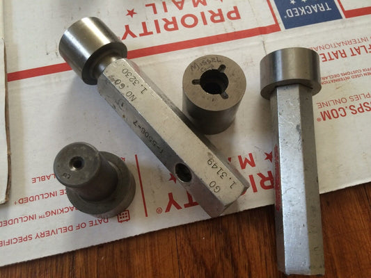 Used Lot Go No Go Gage Plug Guage 1.3149,1.3230,1.338,1.322,1.3380 Bo9-8