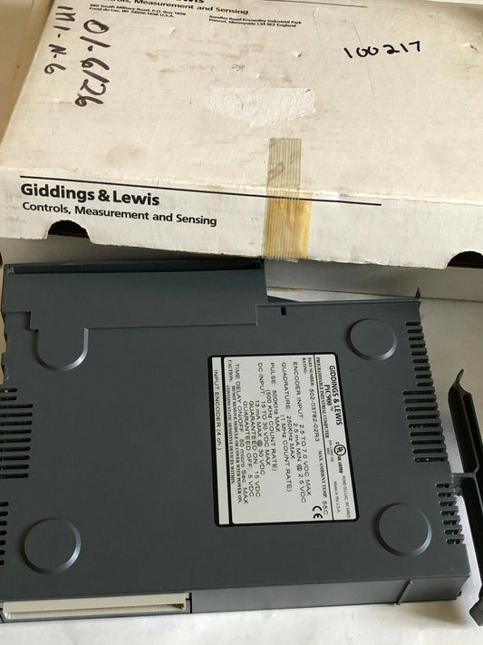 Giddings & Lewis 502-03782-02R3,Pic900,4Cha.,3.3-16.5V,502-03786-02 Encoder,Cg