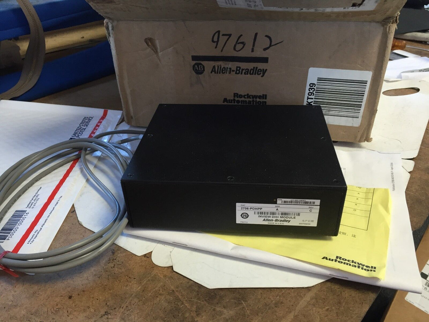 New Allen Bradley Inview Dh+ Module 2706-P22r Din Rail 24Vdc 2706-Pdhpp,Ff