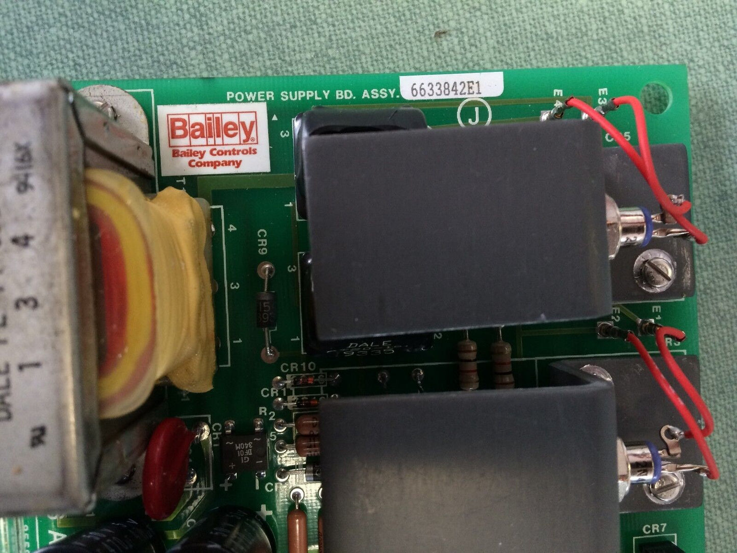 Bailey 6633842E1 Controls Power Supply Board Assembly,Cf