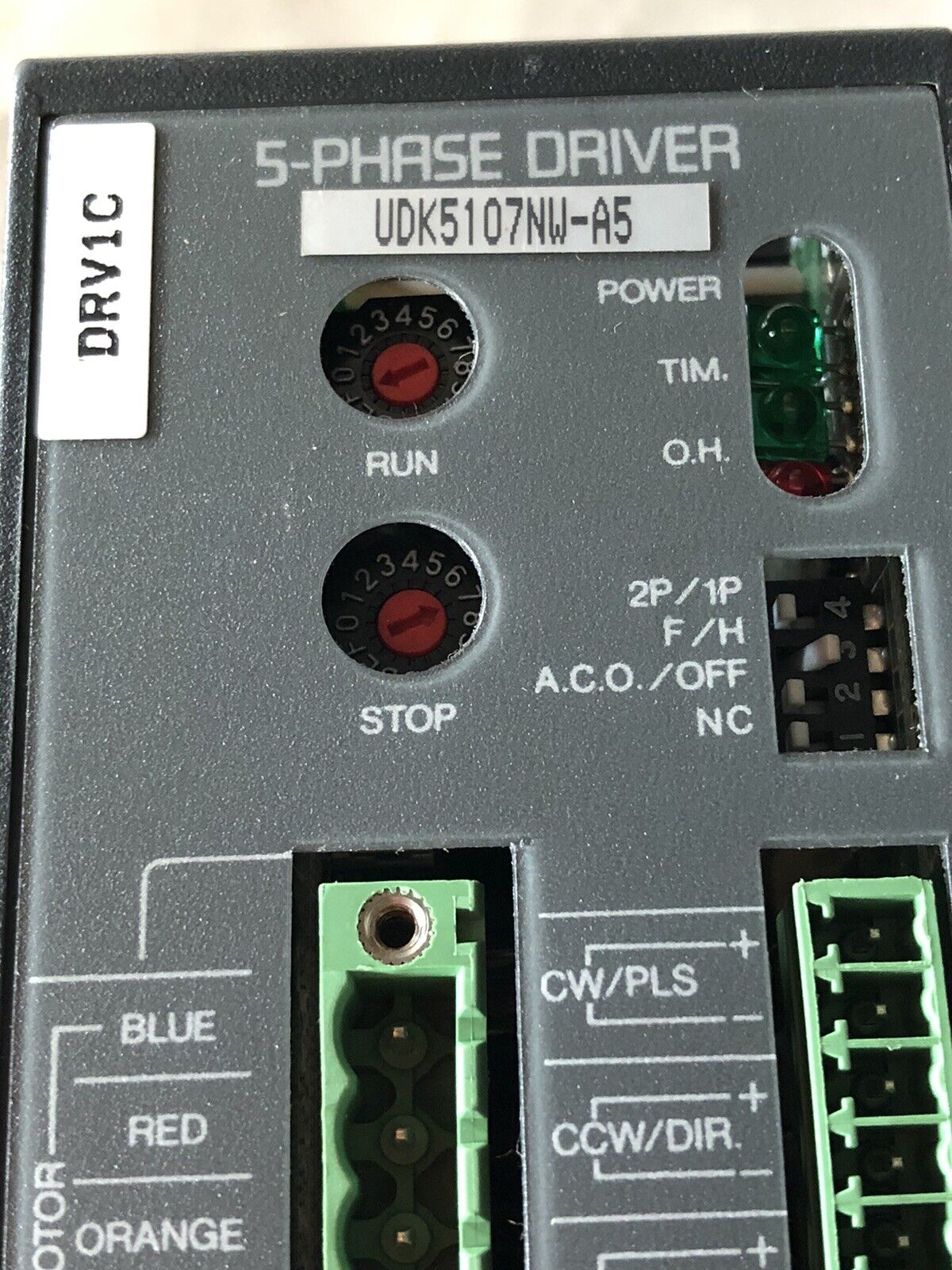 Oriental Motor Udk5107nw-A5 5-Phase Driver Stepper Driver  4Amp 100/115V,Ba