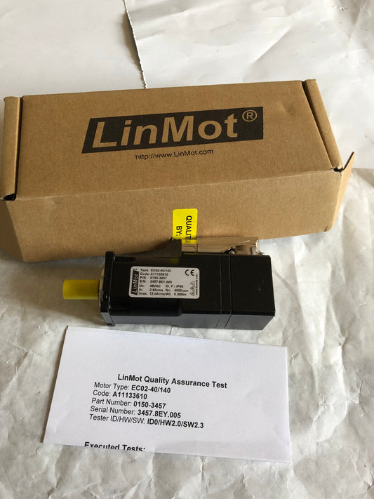 New Linmot Ec02-40/140 Ec Servo Motor,Linmot 01503457,48Vac,4000Rpm,A11133610,Cy