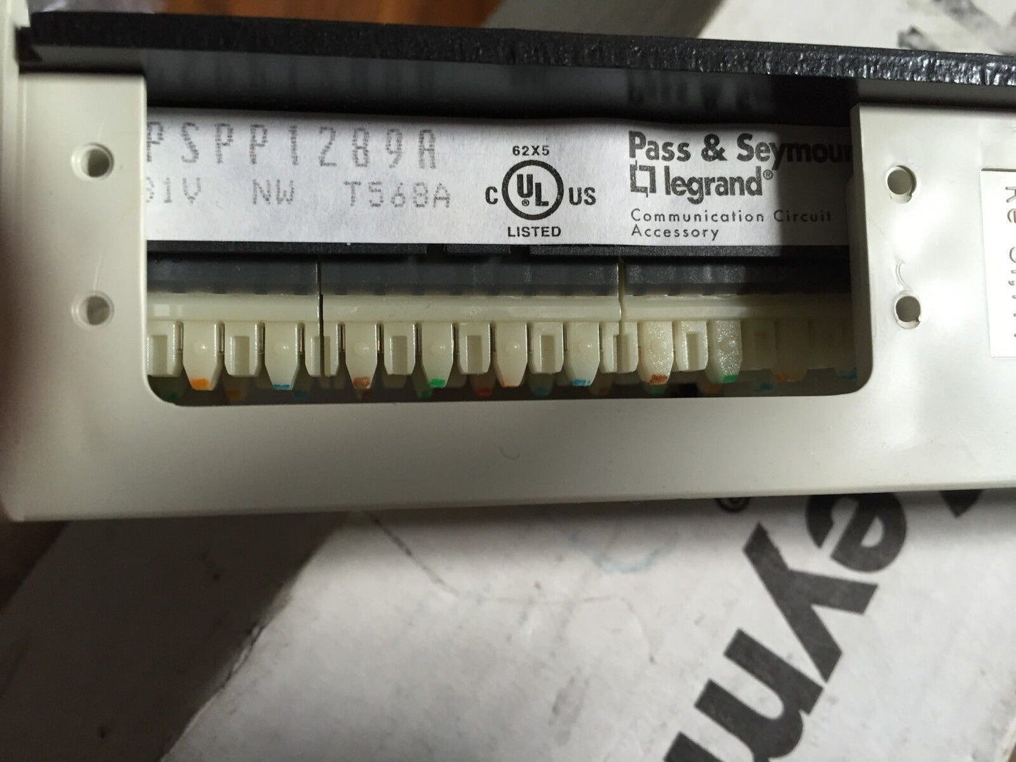New Legrand  Pspp1289a Pass & Seymour  Patch Panel,Be