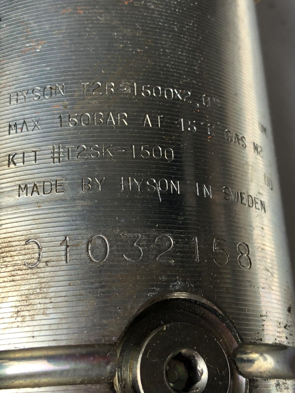 New Hyson T2b-1500X2,0 T2sk-1500X2.0,T275bl Tanker 2 Nitrogen Gas Spring,Ag