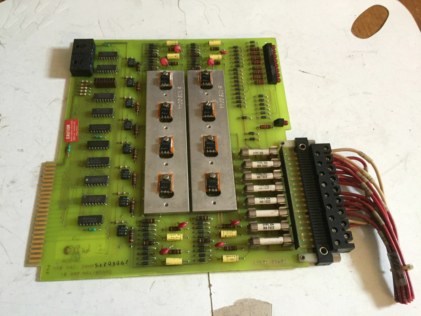 Cincinnati Cnc 3 531 3563A,Aco-Ul Rev B Od Grinder Circuit Board,Sm,Cs