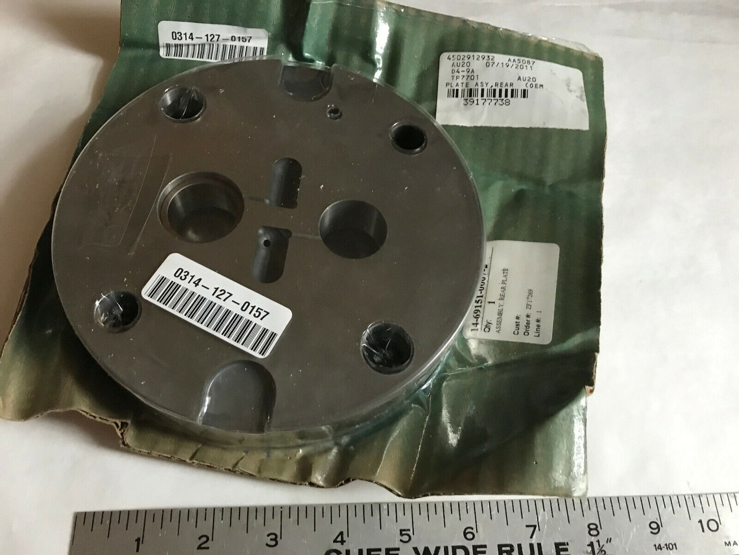 New 7" Assembly Rear Plate 179599,15-69151-0023-4,14-69151-0007-2, Sn