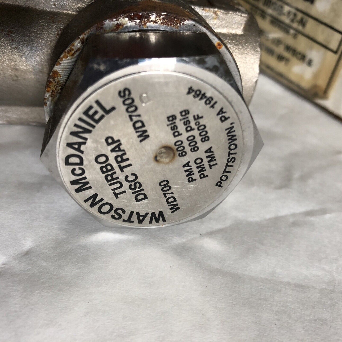 Watson Mcdaniel Wd700s Turbo Disc Trap Wd700 Pma 600 Psig 1/2'' Npt,Dk
