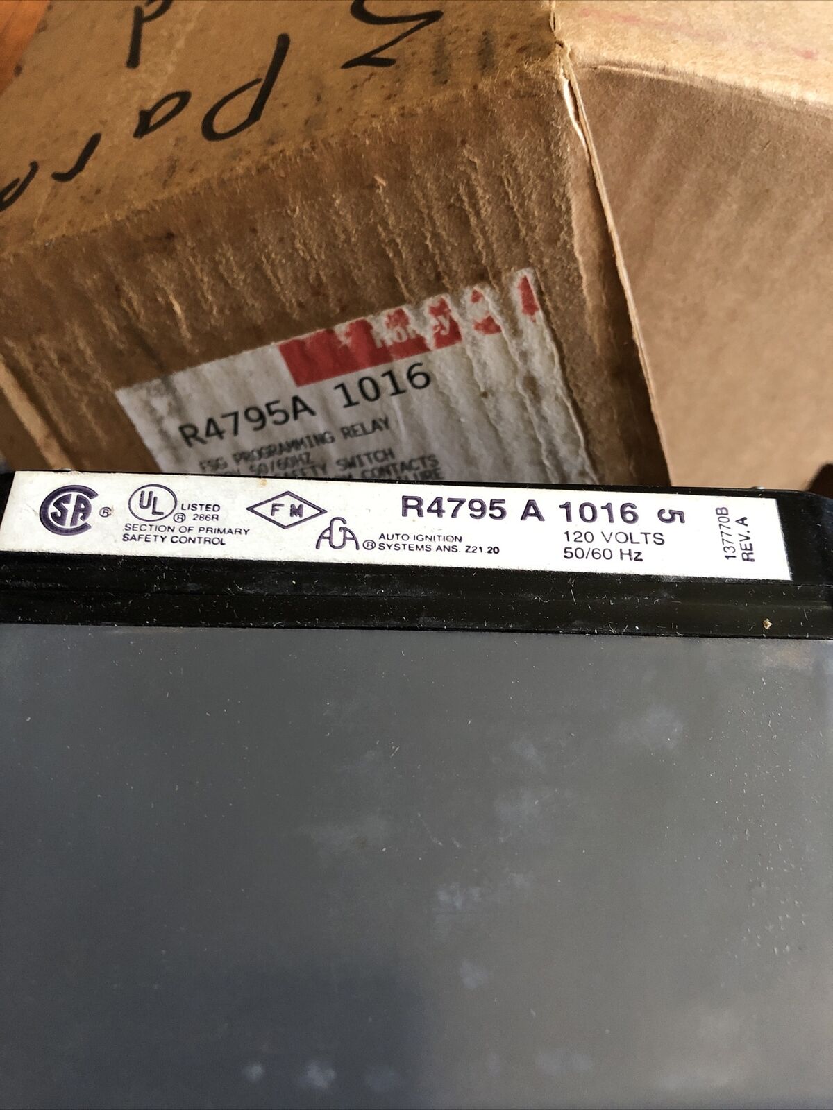 New Honeywell R4795a 1016,R4795a1016,Fsg Programming Relay,Sd