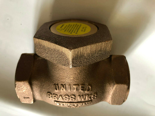 1-1/4" Npt United Brass Randleman Spring Lift Check Valve Live Steam 200 Wsp,400