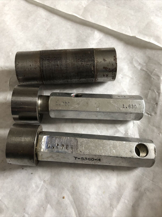 Go No Go Gage, Go Gauge,1.620,1.5729 The Pipe Machinery,1.595,1.598,Am