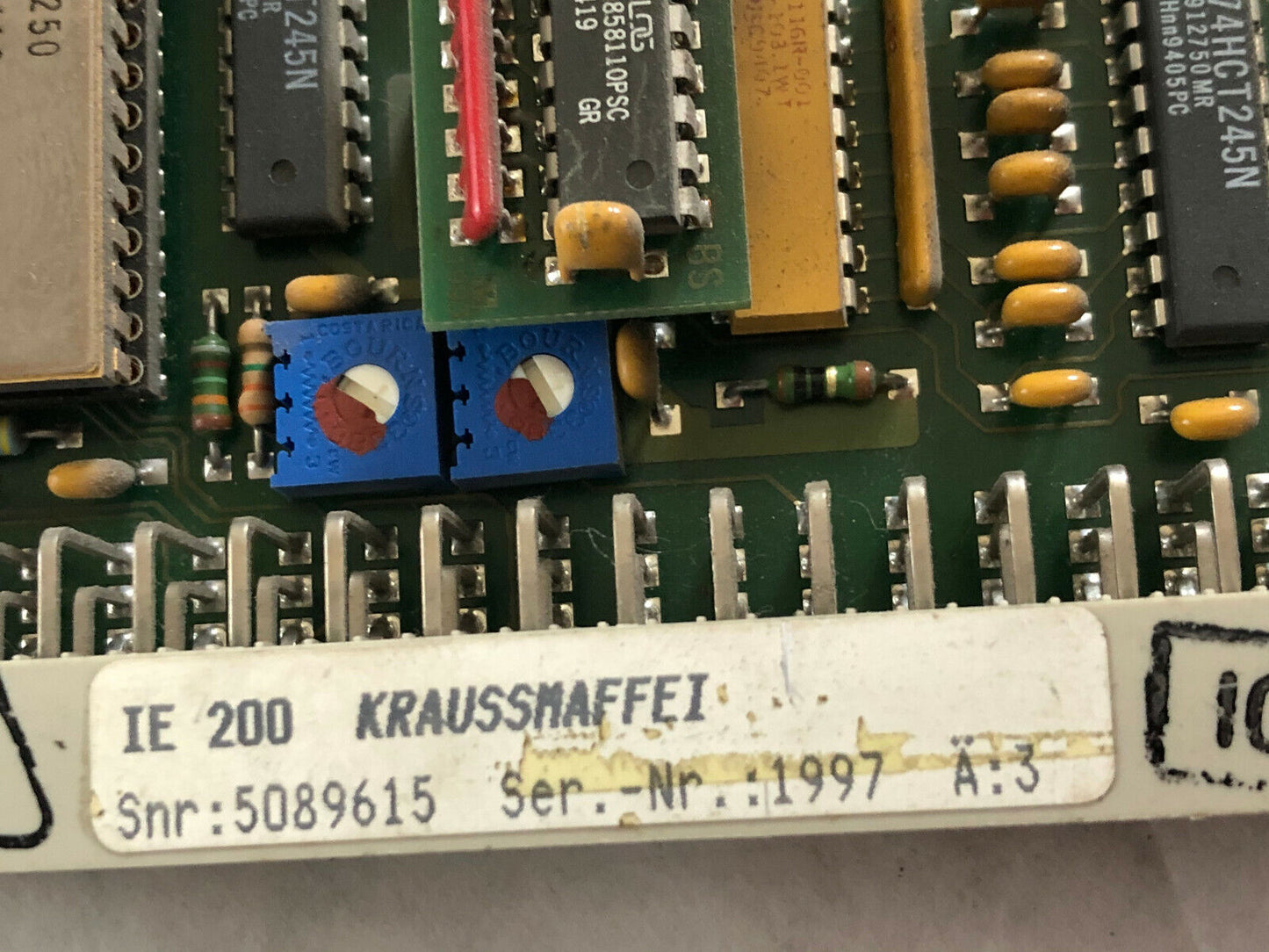 Krauss Maffei Ie200 Ls Ae3,Kraussmaffei Ie200 Bs Ae3,Dc