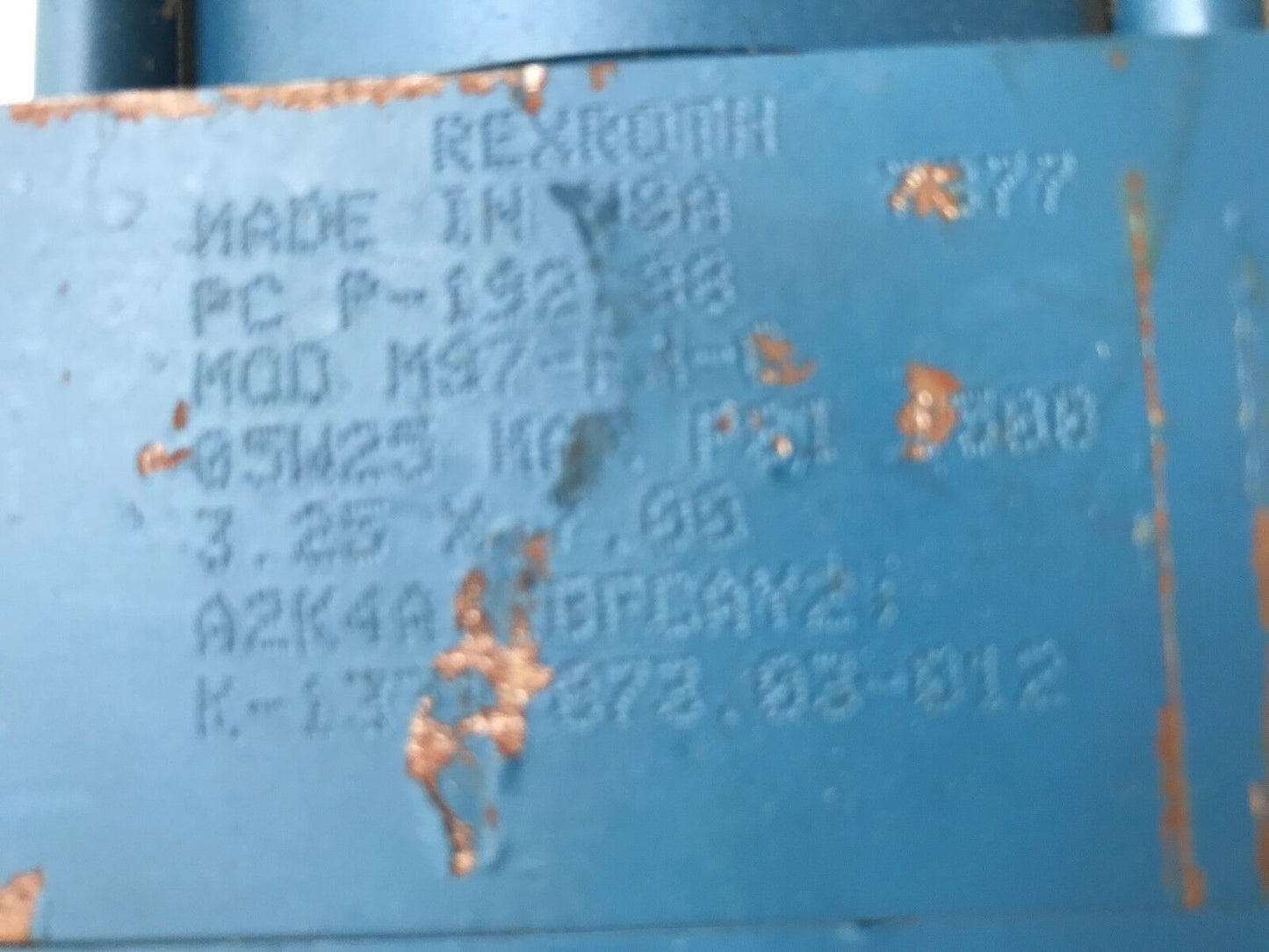 Rexroth Ms7-Ph-C,Iso9000/Qs9000 Hydraulic Cylinder Ms7-Fa-C 7377 Pc P-192738,Tg