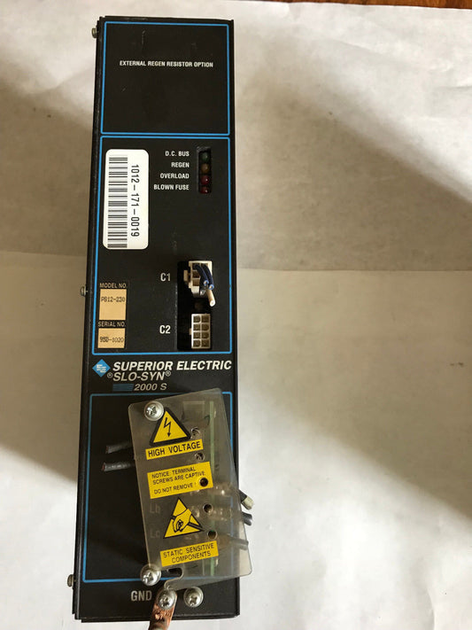 Superior Electric Ps12-230 Slo-Syn 2000 S Servo Power Supply,Pmc97x,Ab