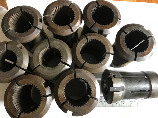 Lot 10 Hardinge 2-5/8" Gridley Round Collet 2-15/32,2 1/8,2 15/32,2 5/8,Aj
