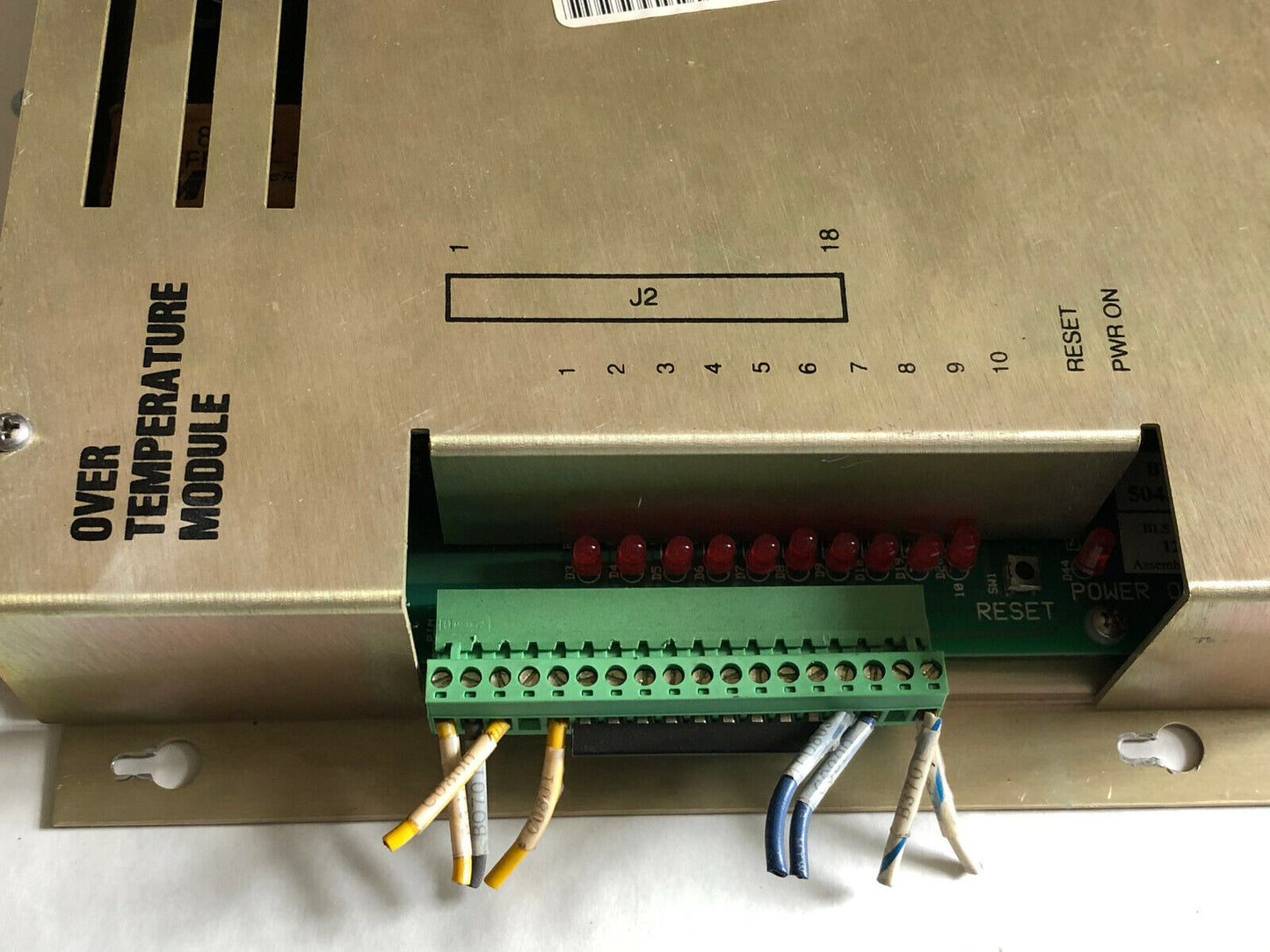Btu Engineering Btue2-00 89,5045387-03 Over Temperature Module,Cg