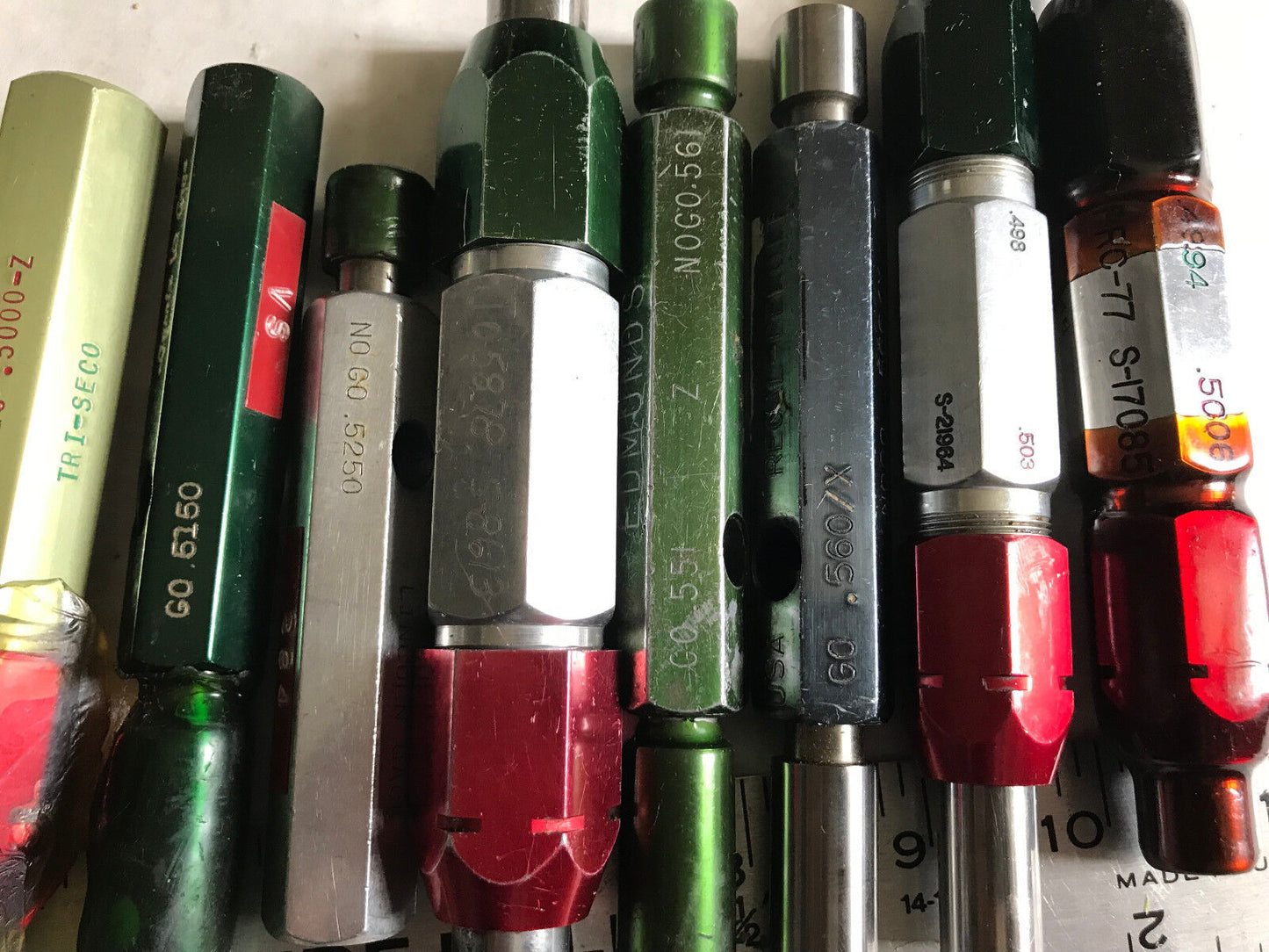 Lot Plug Gage Go Nogo Van Keuren .560,566,4994,5006,580,581,5000,498,5250,551,Es