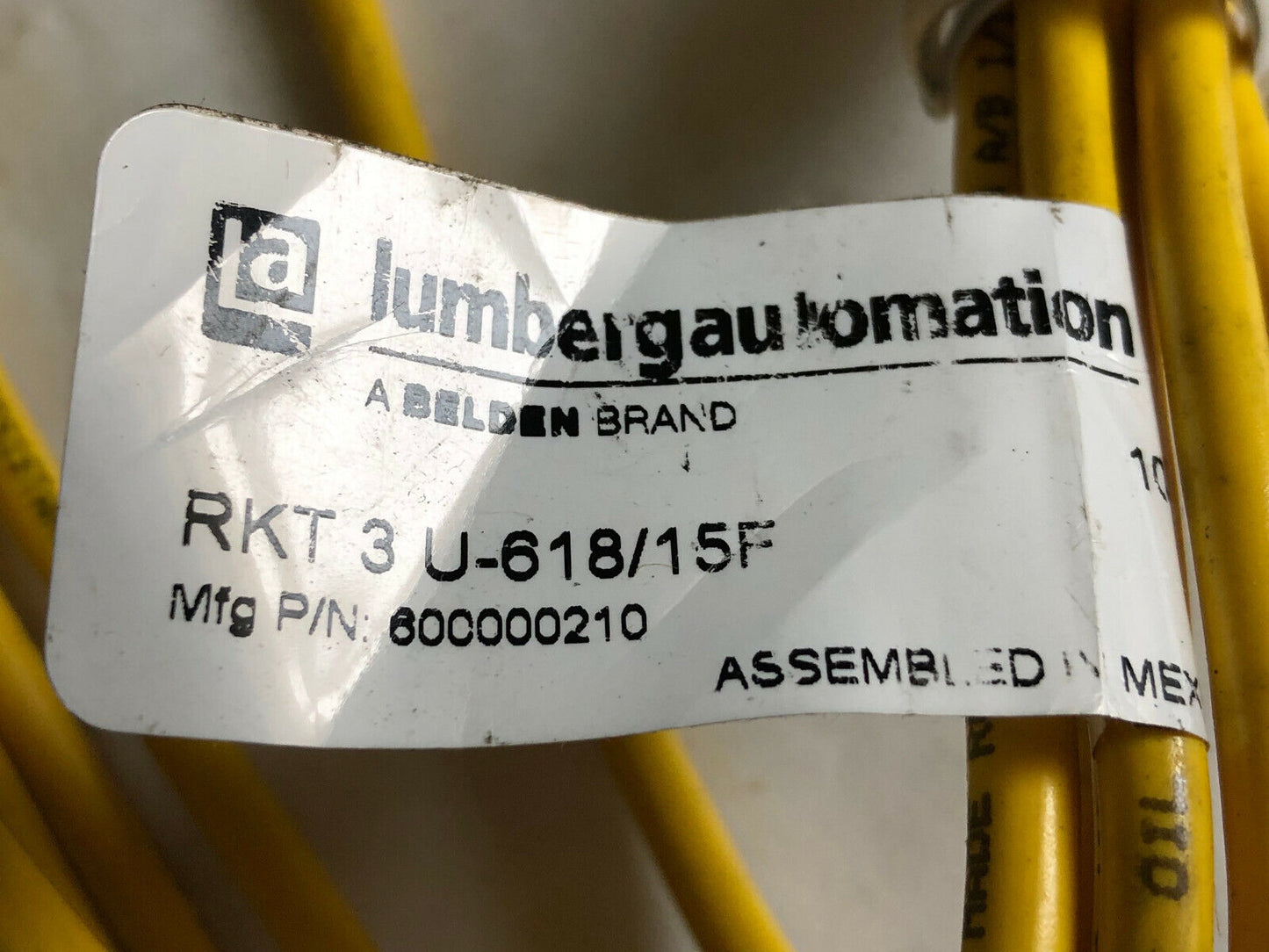 New Lumberg Rkt 3 U-618/15F 600000210 Servo/Encoder Cable,909618 E41663,Se