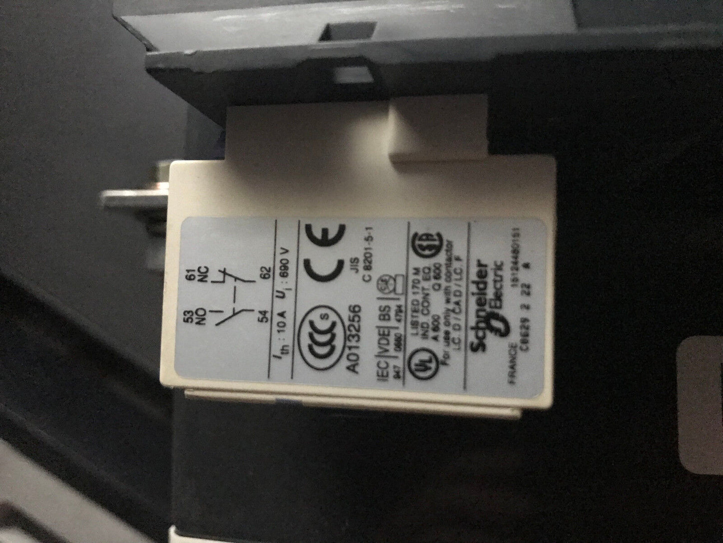 Telemanique Lc1 F330 Contactor 120-127V Coil,Lx1fh1272,Lx1fh1272,Tg