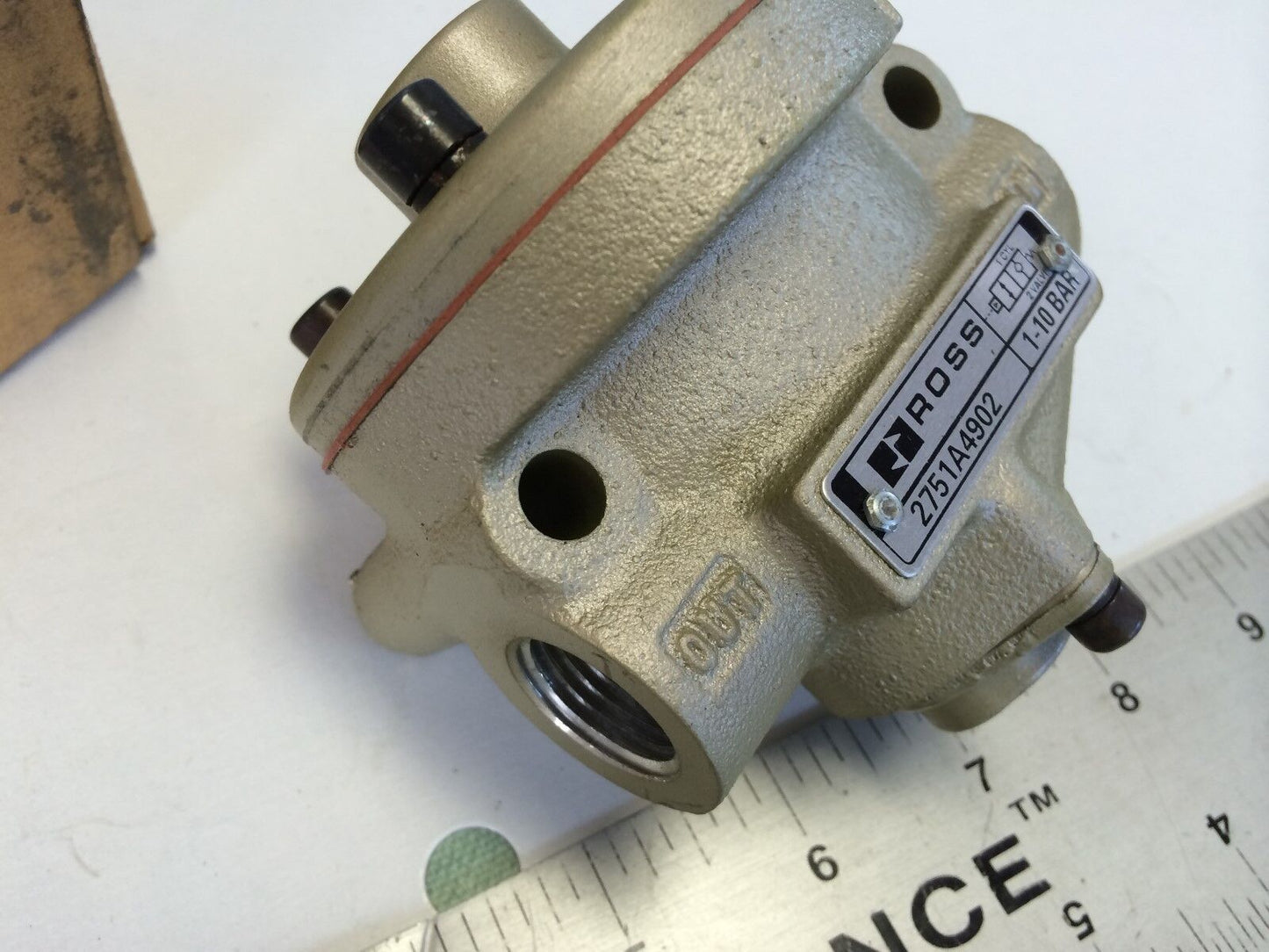 New Ross 2751A4902 Pressure Control Valve, 1-10 Bar, 1/8-3/8" Npt,Bb