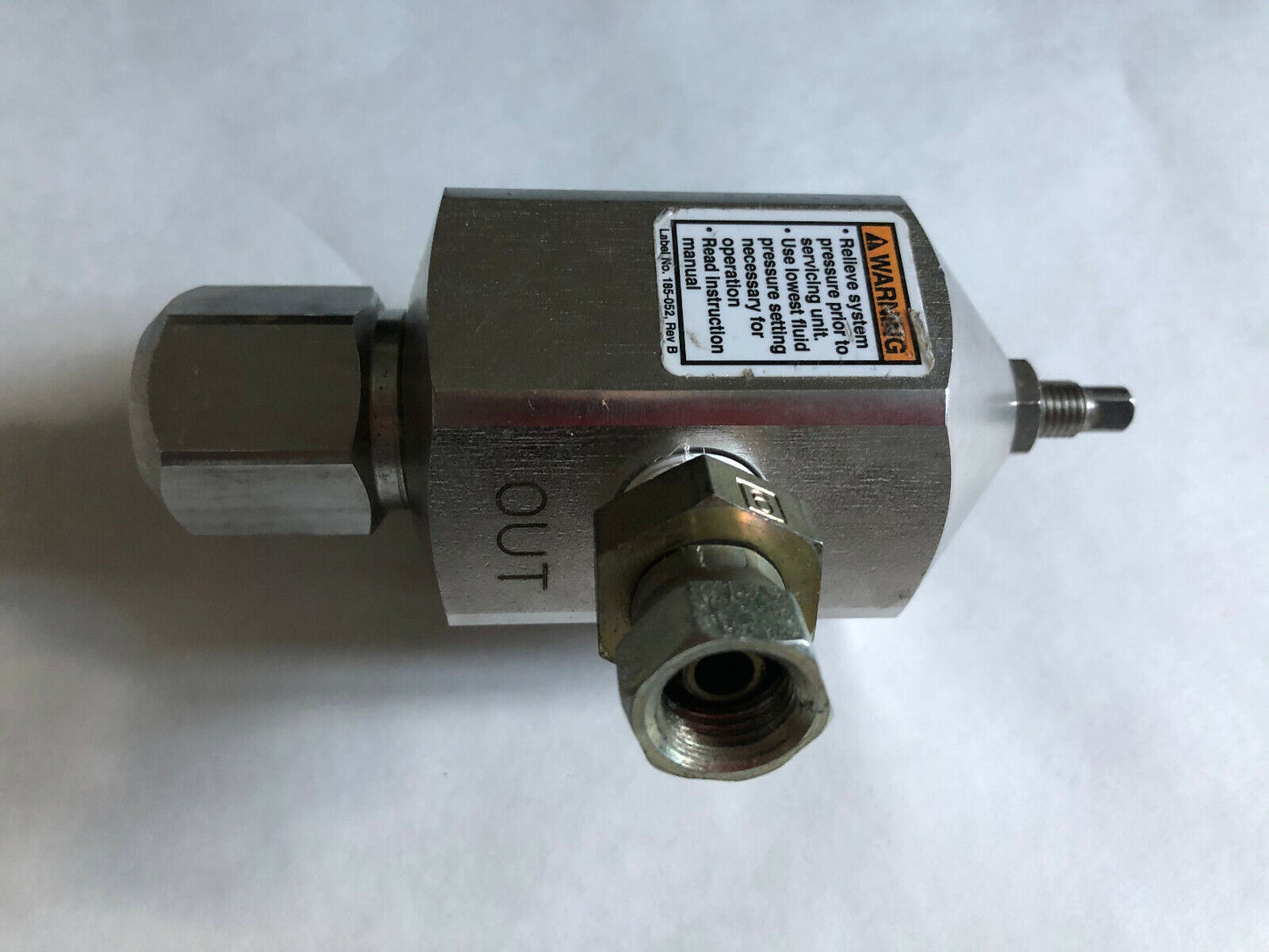 Graco 222-200 L06d Back Pressure Valve 5000Psi,Graco 222-200 ,Ss