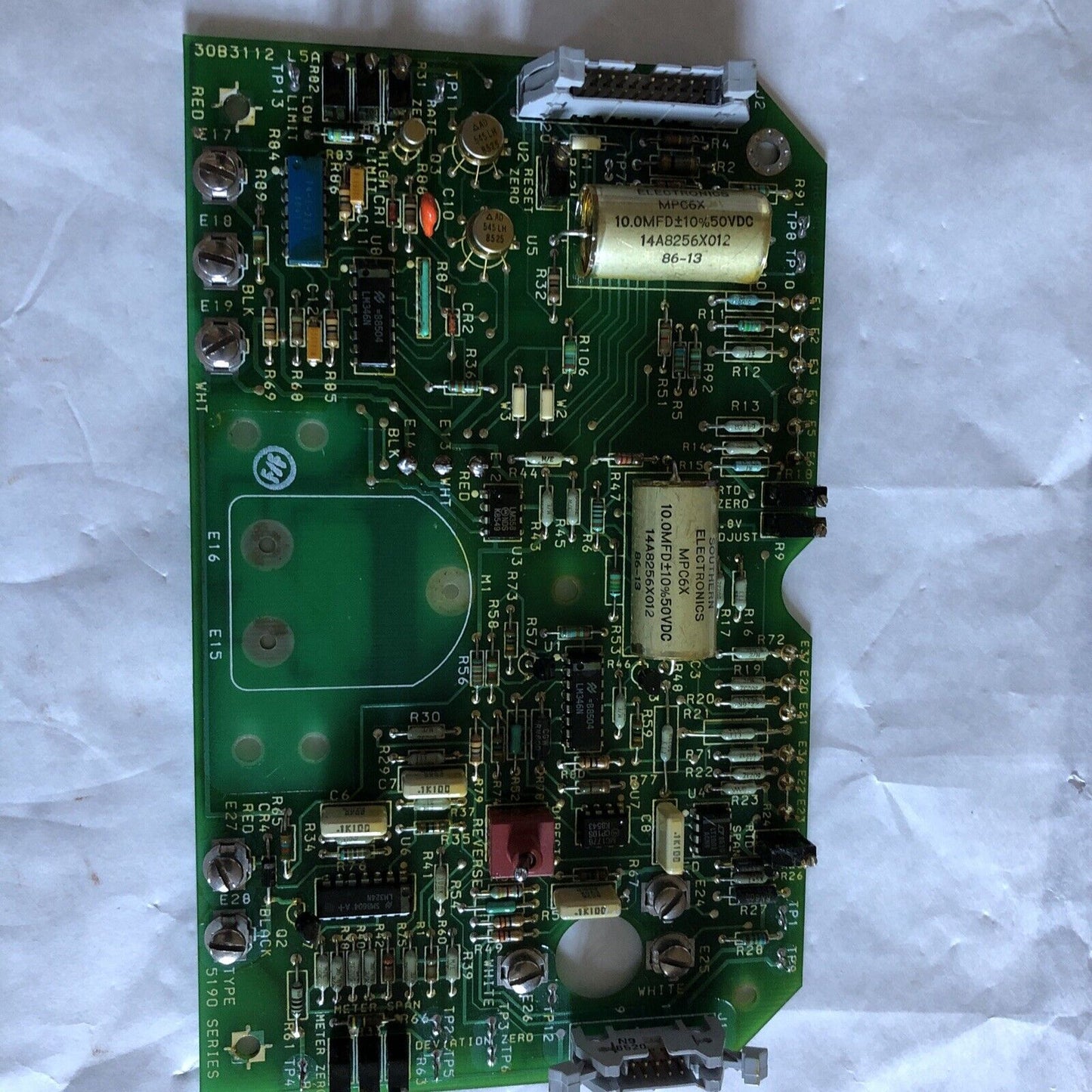 Fisher 30B2787x032 B,5190X1-H129,30B3112 L5a,Type 5190,100 Ohm W/Rate,Dd