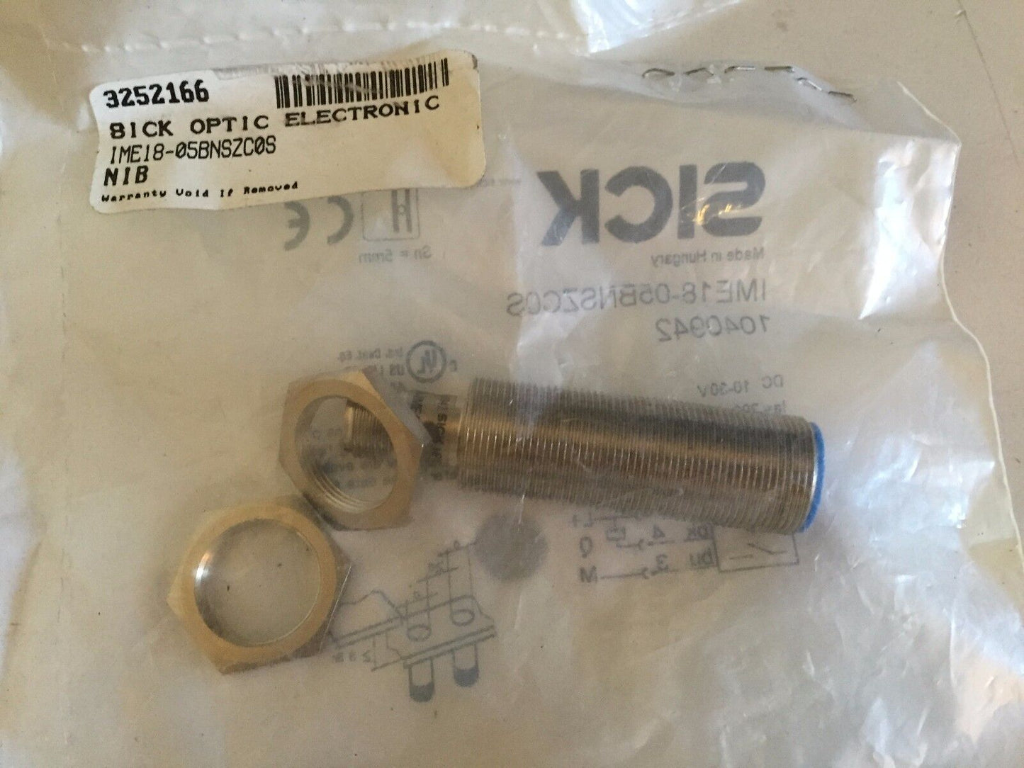 New Sick Ime18-05Bnszc0s  Np0827 Sensor, 1Me18-05Bnszc0s,Cf