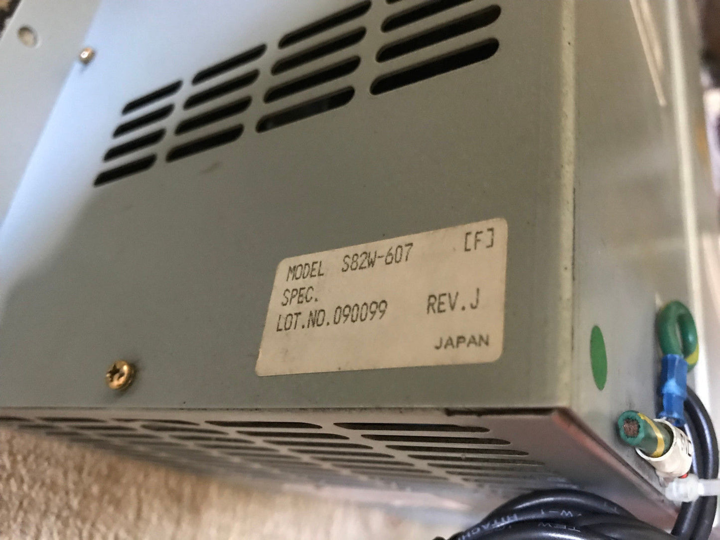 Kawasaki S82w-607 Power Supply Module Robot ,Ab