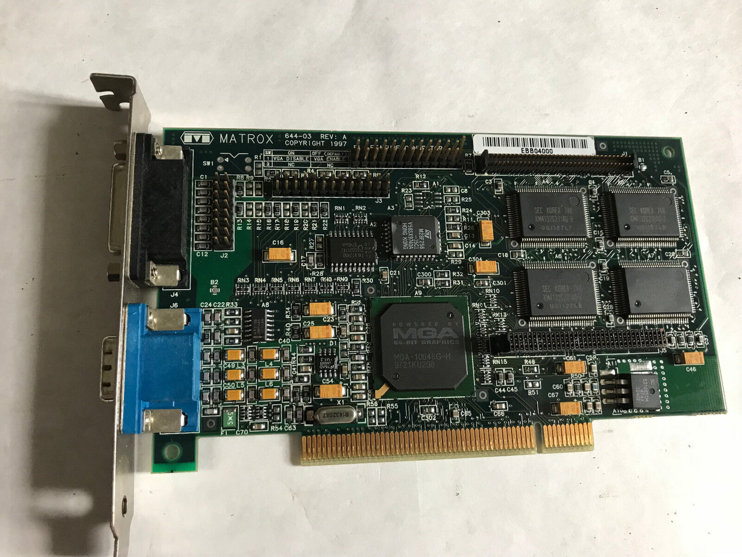 Used Matrox 644-03 My220p/48N/20 Pcb Board