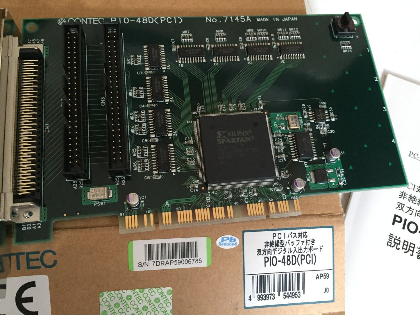 New Contec Pio-48D (Pci), 7145A, Contec Pi0-48D (Pci) Interface I/O Card,Fg