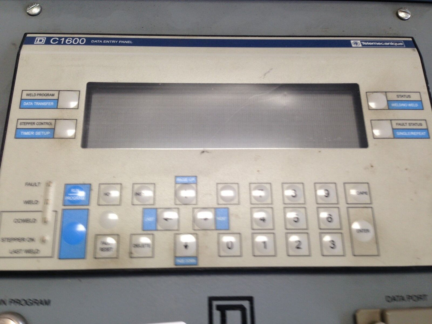 Square D/ Telemecanique C1600 Data Entry Panel,52046-170-50, Enclosure,Fb