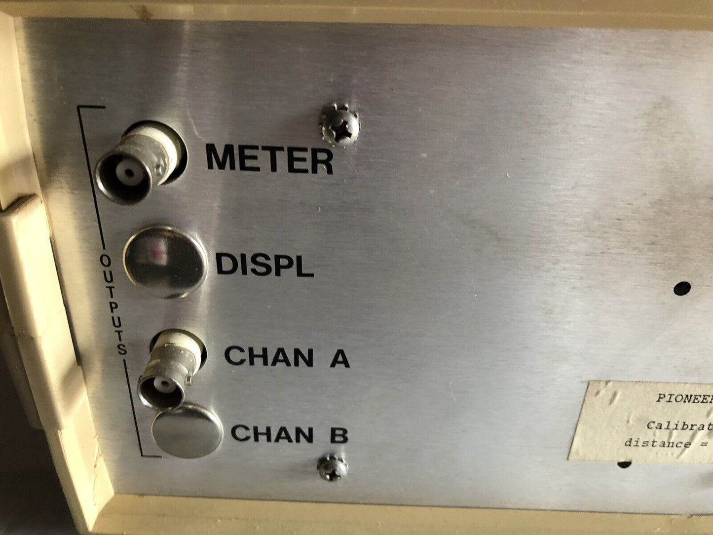 Pioneer Pdg 500/110 Proximity Displacement Gage,Bm