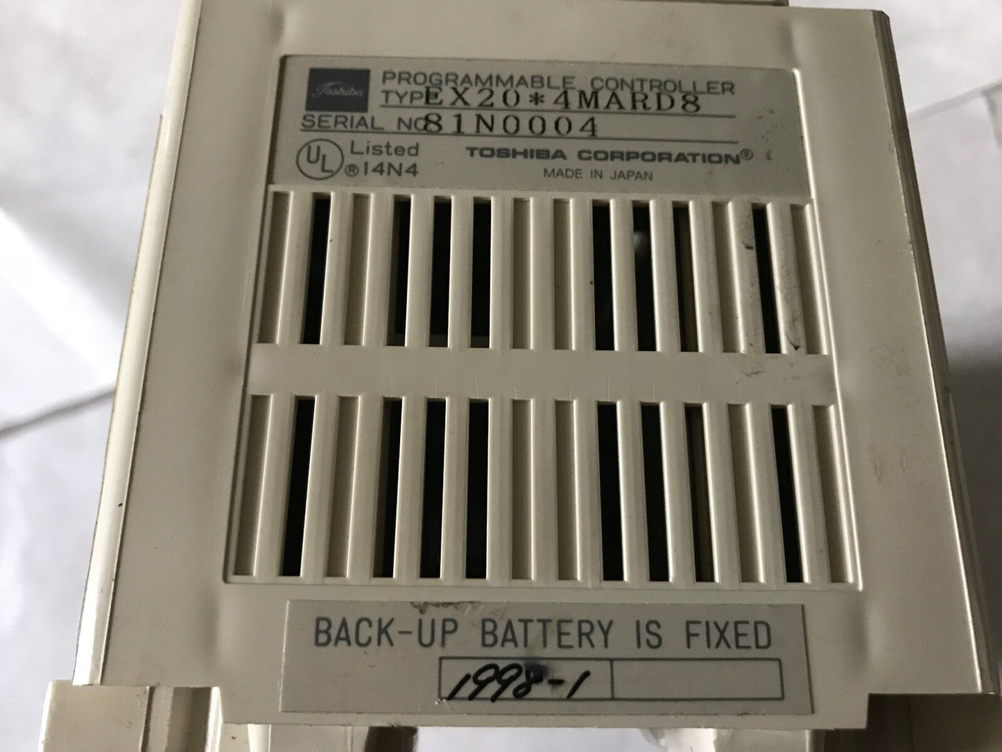 Toshiba Ex20-Plus Plc Unit Programmable Controller,Toshiba Ex204-Mard8,Eq