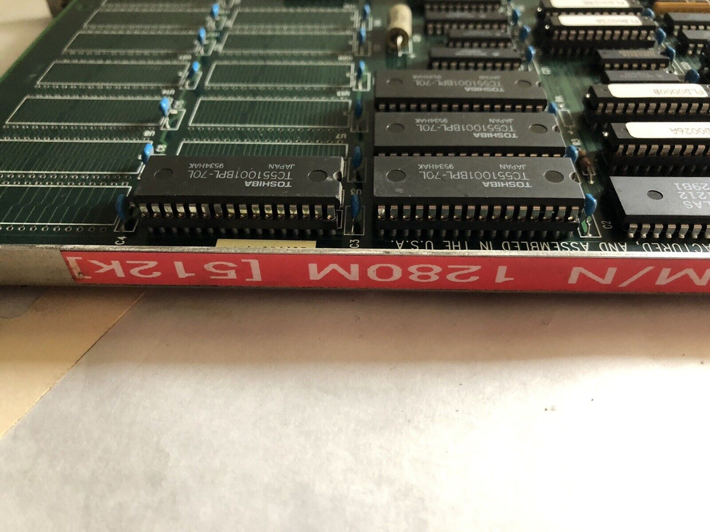 Crown Memory 1280M (512K)  Board,O97703 12,O097703,Tl268925,097703 12,Tk