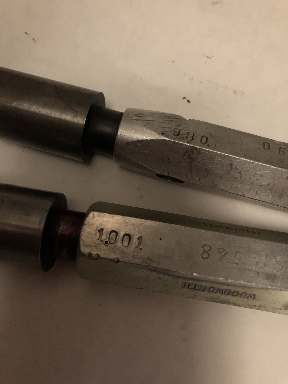 Lot The Pipe Machinery Go No Go Plug Gage 1.0006,1.001,.980,.990,Sa