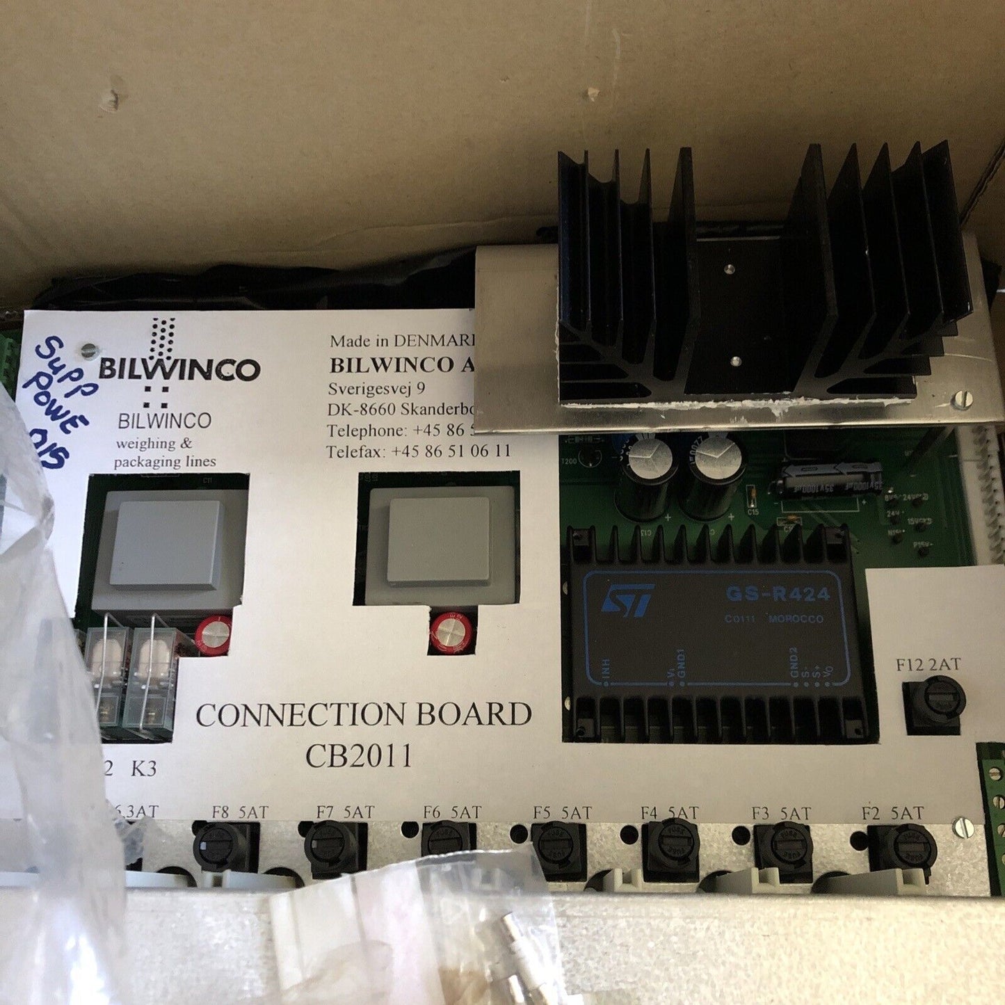 Bilwinco Cb2011g,Emu-606B Connection,Cb2011 Dk-8660 Weighing Packagingg Lines,Az