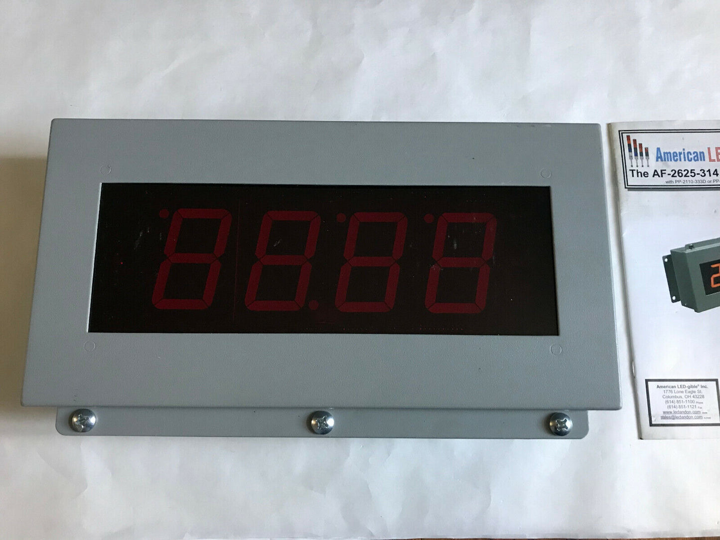 New American Led-Gible Af-2625-314 Counter Timer,Ad-2438-030,Ab-2439-030,Sb