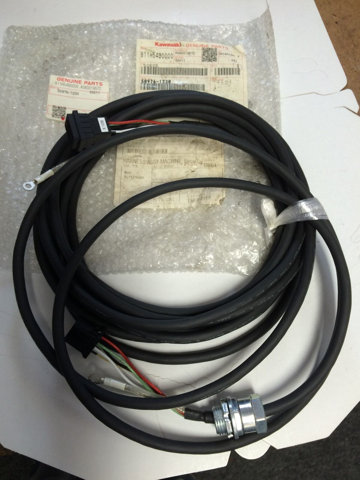 New Kawasaki 50976-1230 Rev.B,811H5490000,X106,N Tec 08.8.26 Cable,De