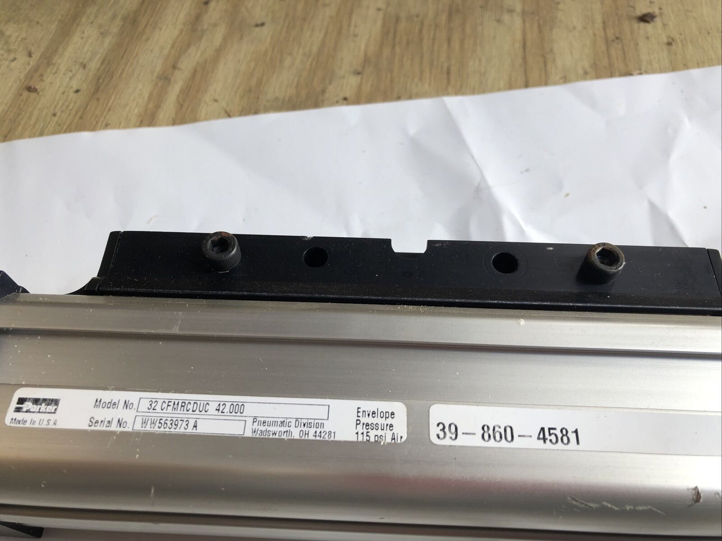 Parker 32 Cfmrcduc 42.000 Pneumatic Cylinder Bore 32Mm,Stroke 42Mm,39-8604581,Th