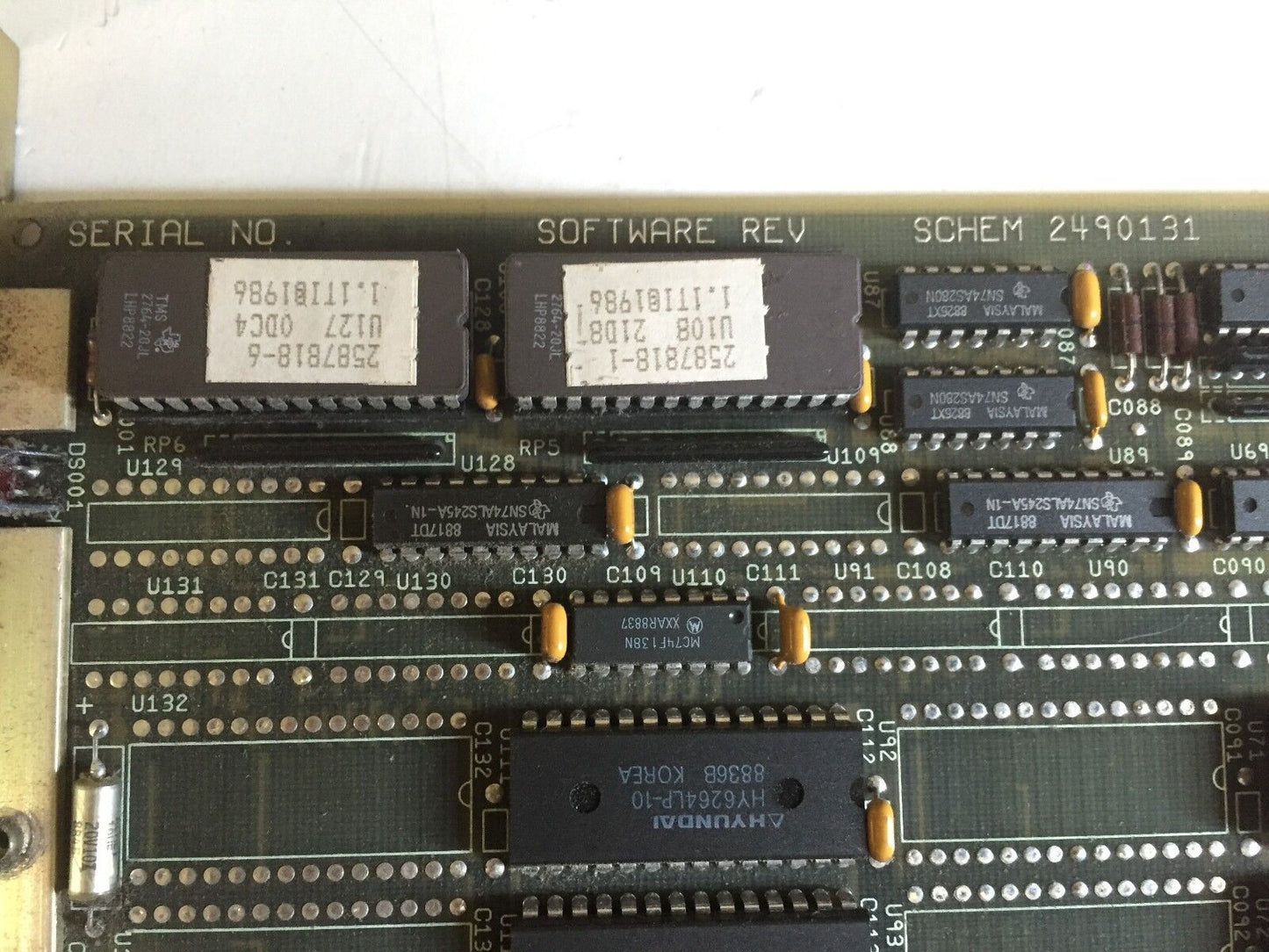 Texas 560-2130 Siemens Memory Module Input Board 64K Mem Good,2490133-000,Cr