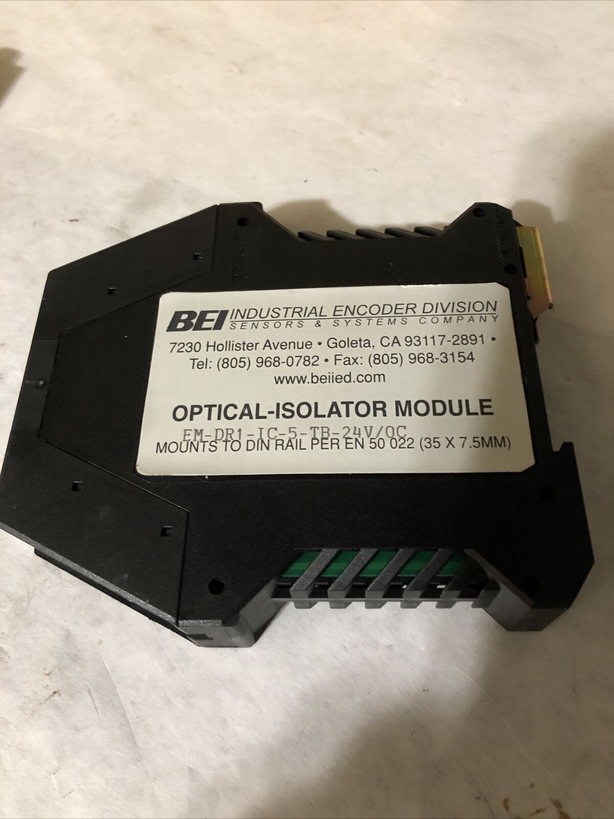 New Bei Em-Dr1-Ic-5-Tb-24V/0C,924-60001-004 Optical Isolator Module,Em-Dr1,Fc
