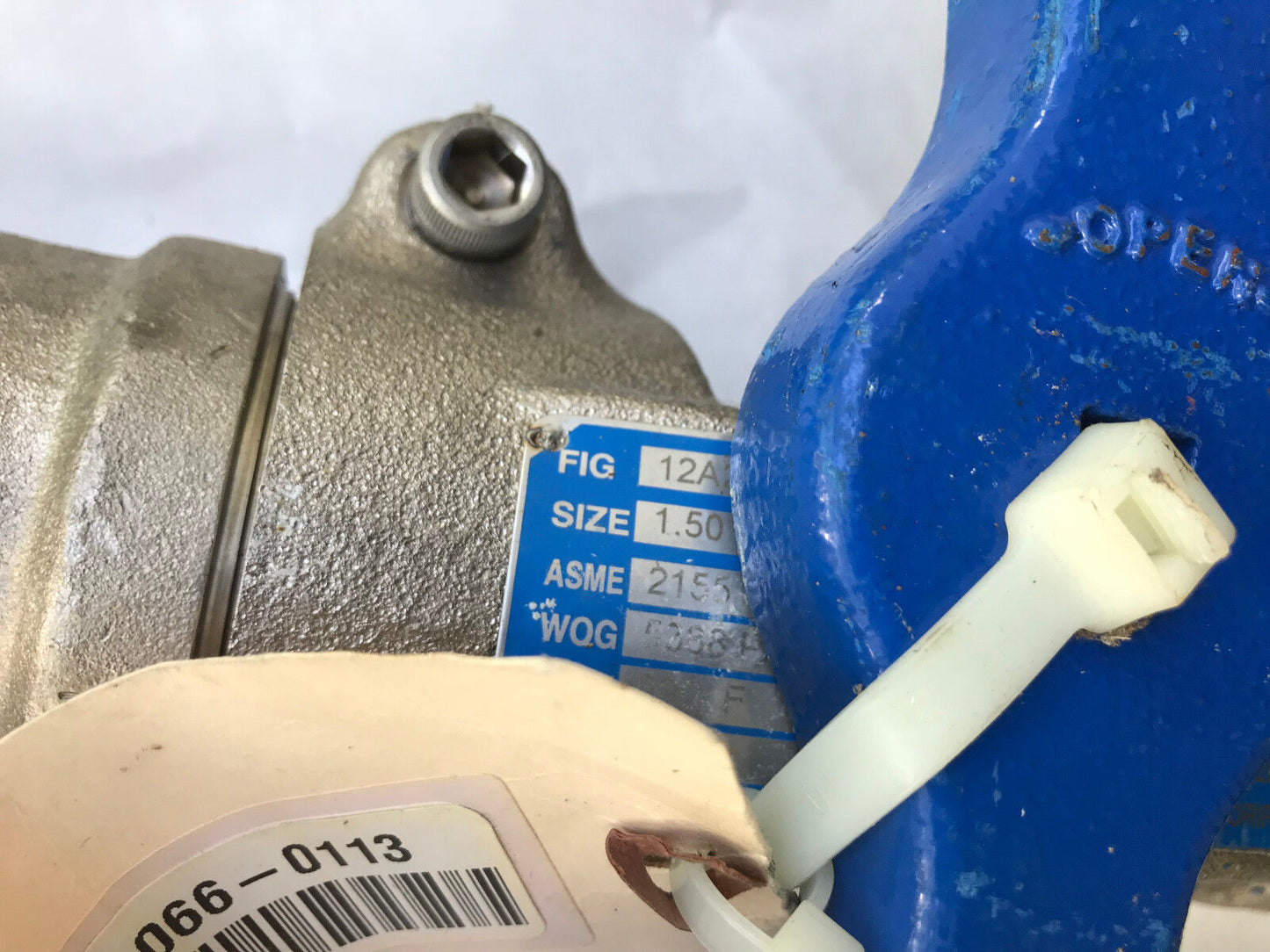 New 1.5" Conval 7H 1832 Clampseal Throttling Valve Conval 12A2j-1057H-5199,Tg