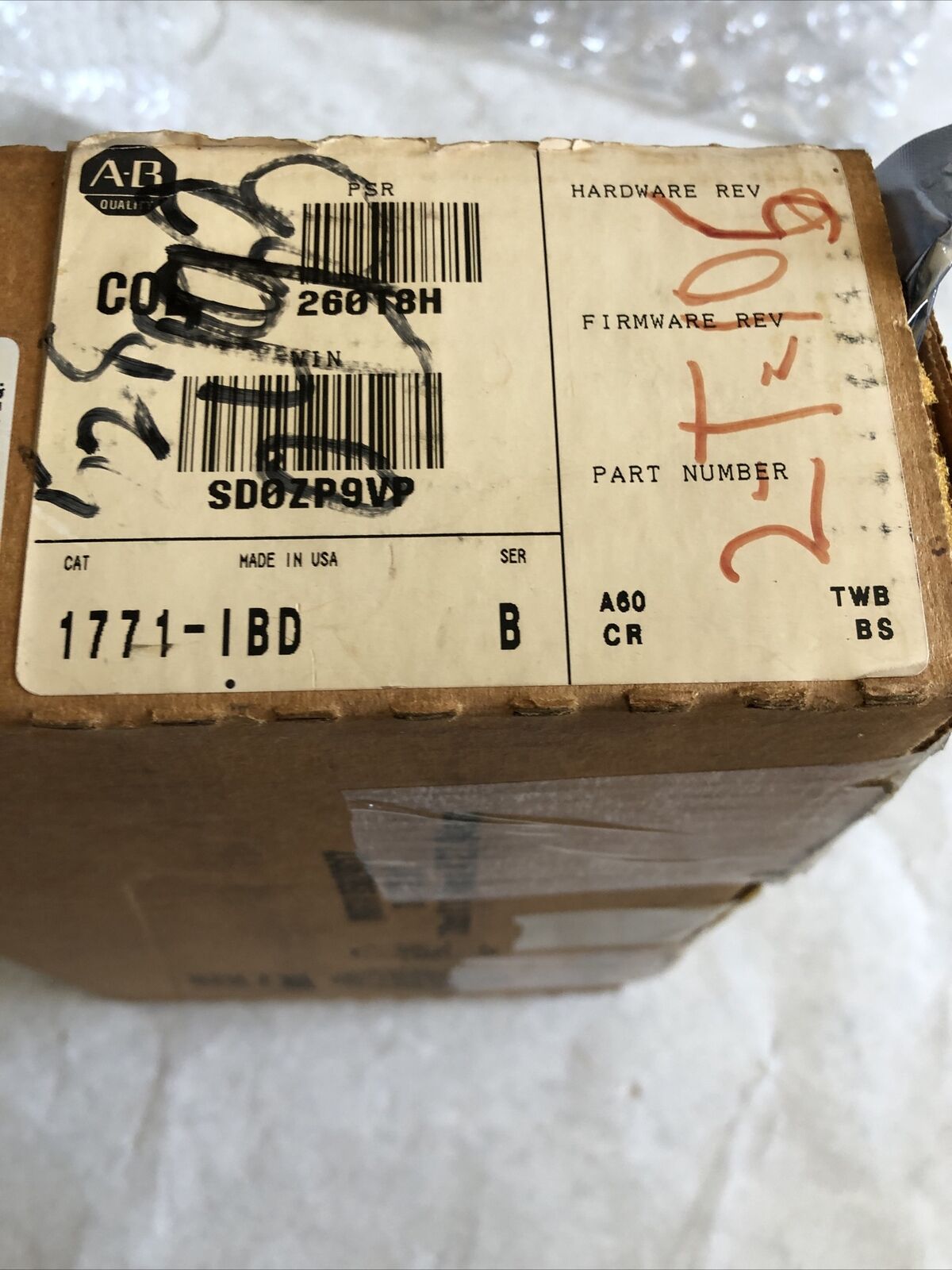 Allen Bradley 1771-Ibd/B , Allen Bradley 1771-Ibd/8,10 To 30Vdc Input,Bh