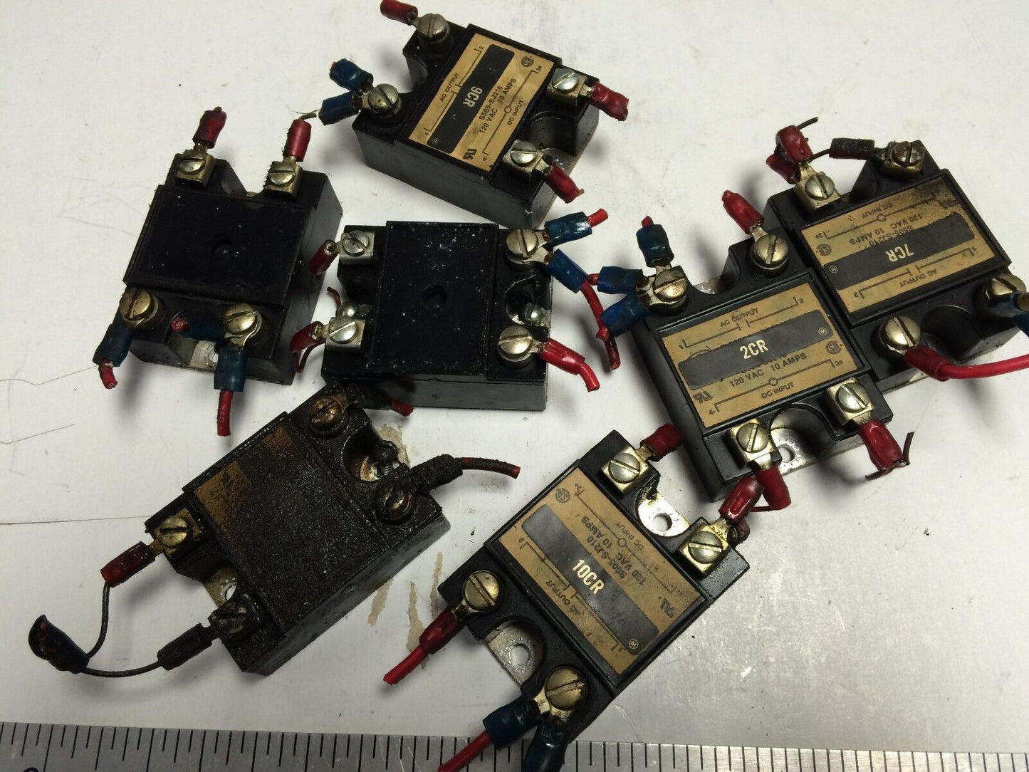 Lot 12 Eri S505-Sj210 Mixed 10Cr,9Cr,7Cr,11Cr,4Cr,14Cr 120 Vac 10Amps Relays,Aj