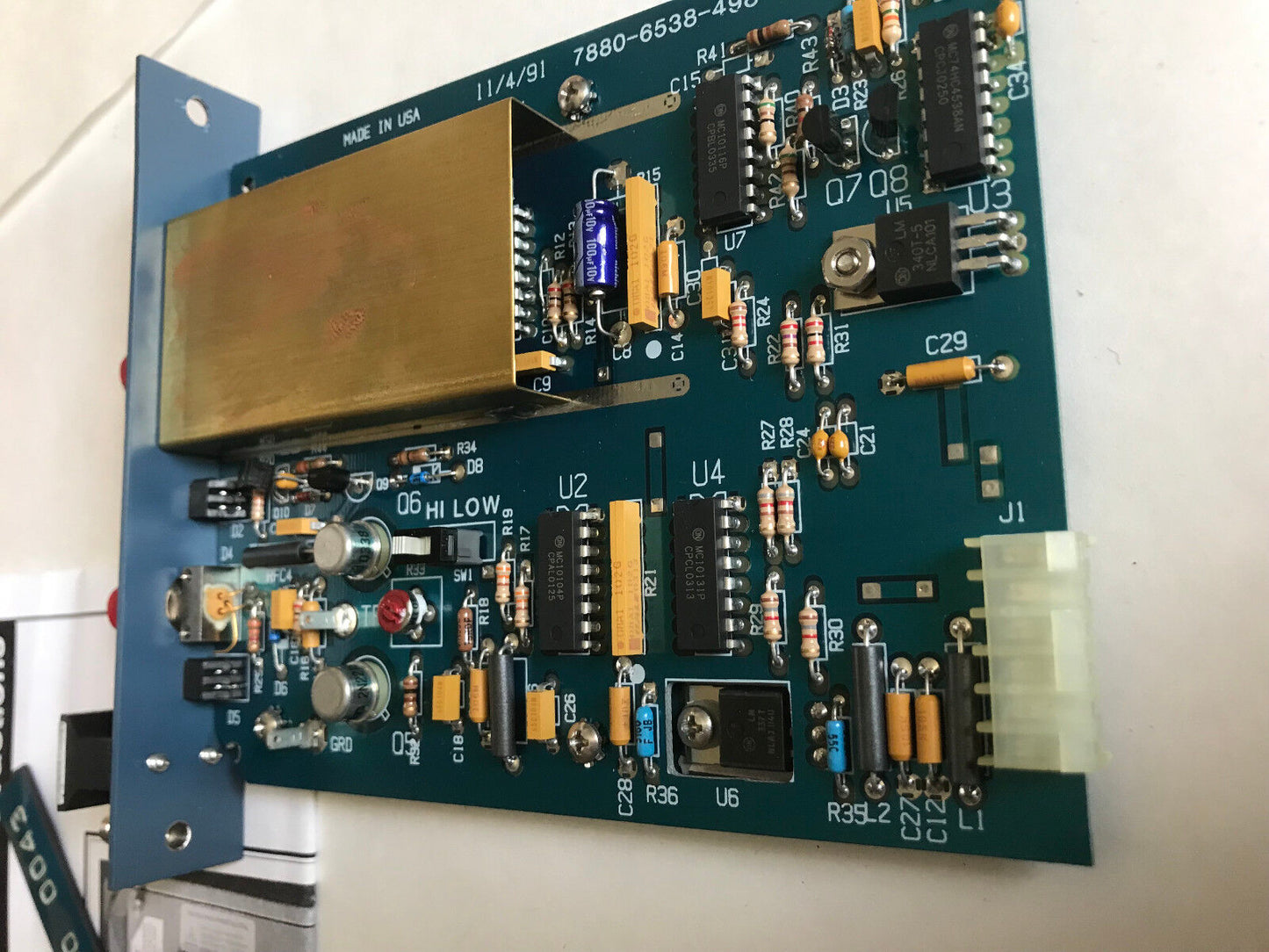 Weed Instrument 6E05 Eotec Optical Interface Module 7880-6538-498 Card 6Eo5,Si